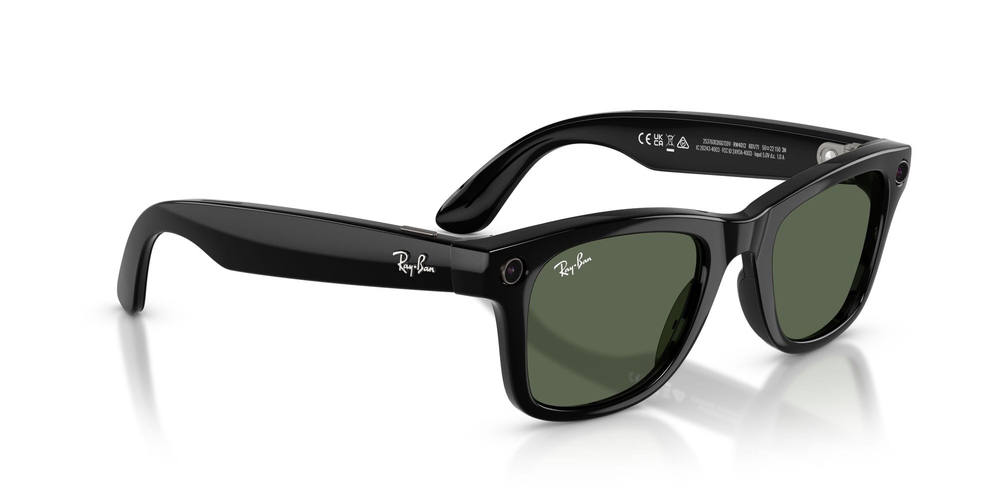 Meta Gen 2 RW4012 601/71 Wayfarer size 50 black/G15 green lens