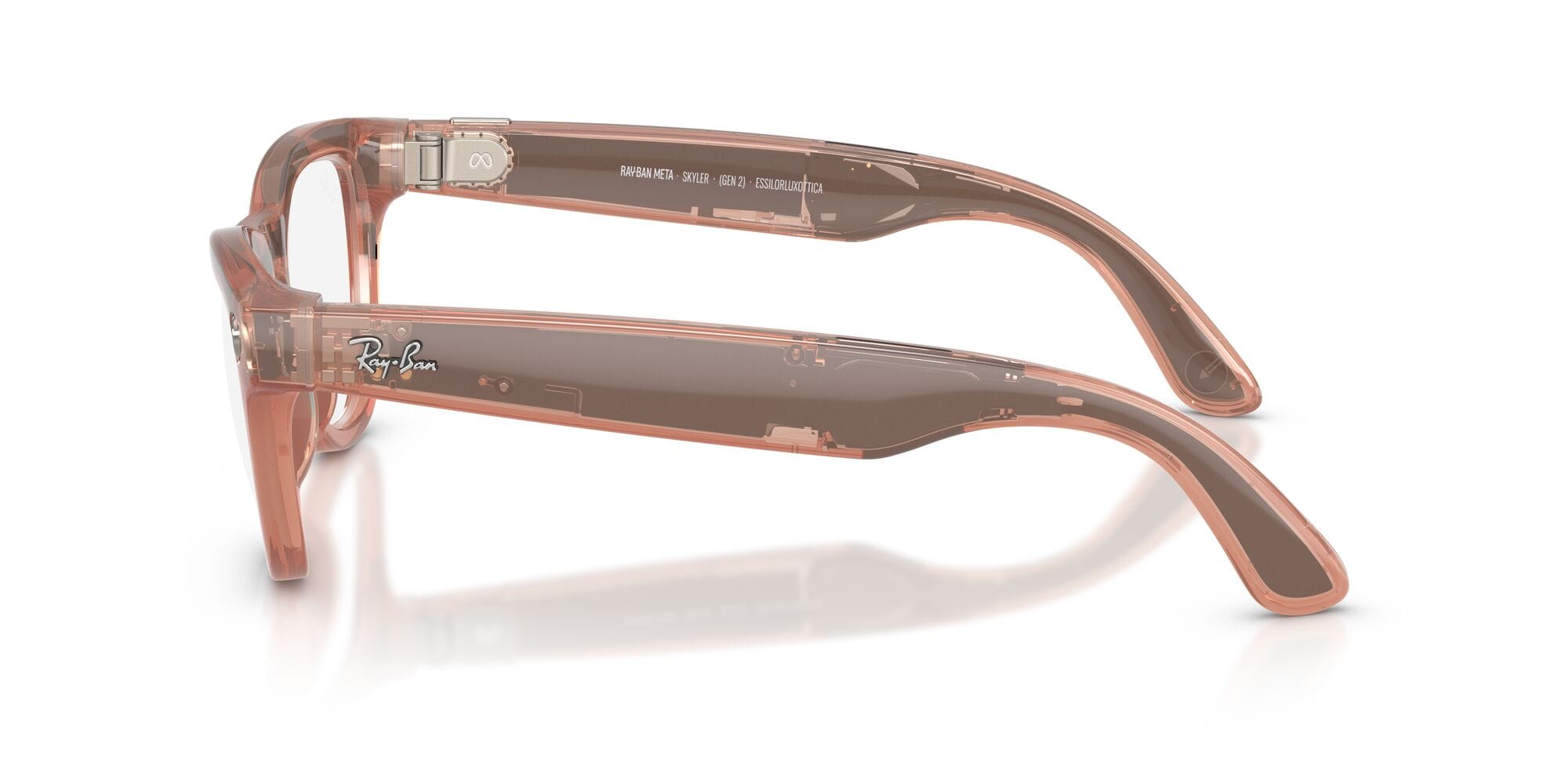 Meta Skyler Gen 2 RW4014 6778M4 size 52 transparent pink/transition lens
