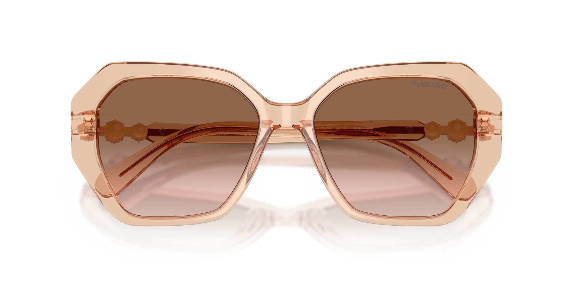 SK6017 106313 transparent beige/gradient brown lens
