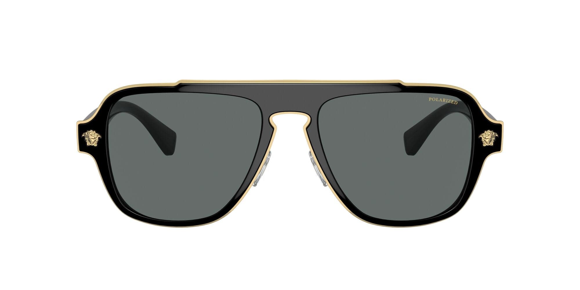 VE2199 100281 black gold/grey polarised lens
