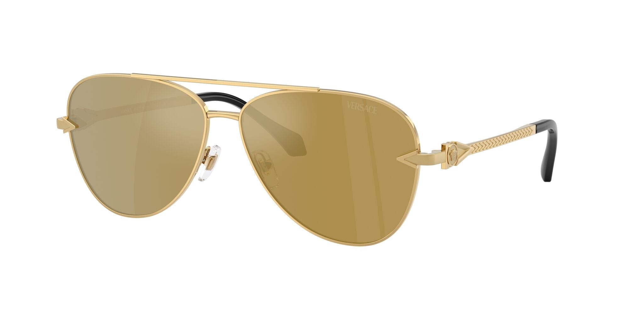 VE2283 100271 size 61 gold brown/brown gold mirror lens