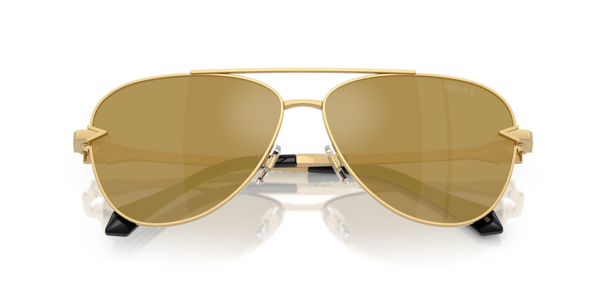 VE2283 100271 size 61 gold brown/brown gold mirror lens