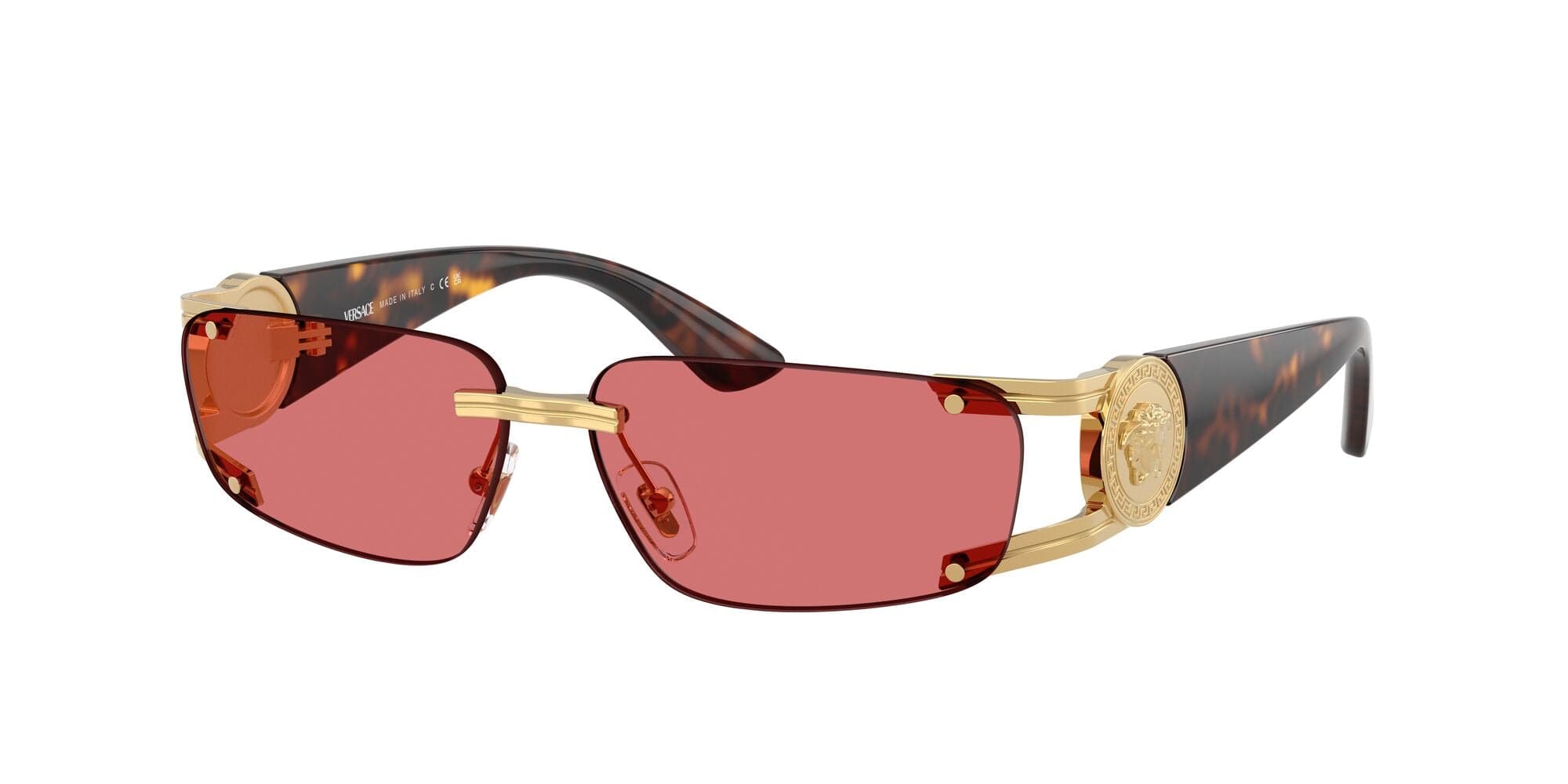 VE2291 100275 gold/red hiper 8 lens