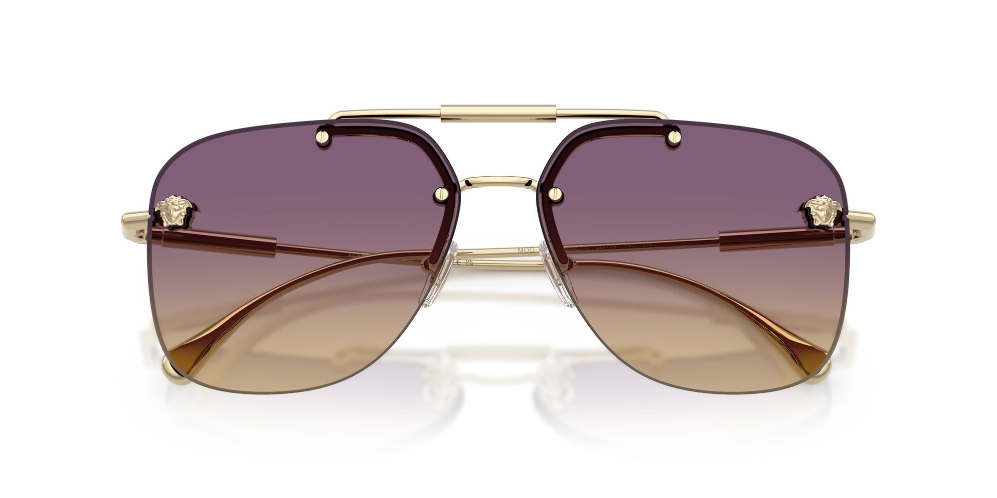 VE2296 125270 pale gold/yellow gradient violet lens
