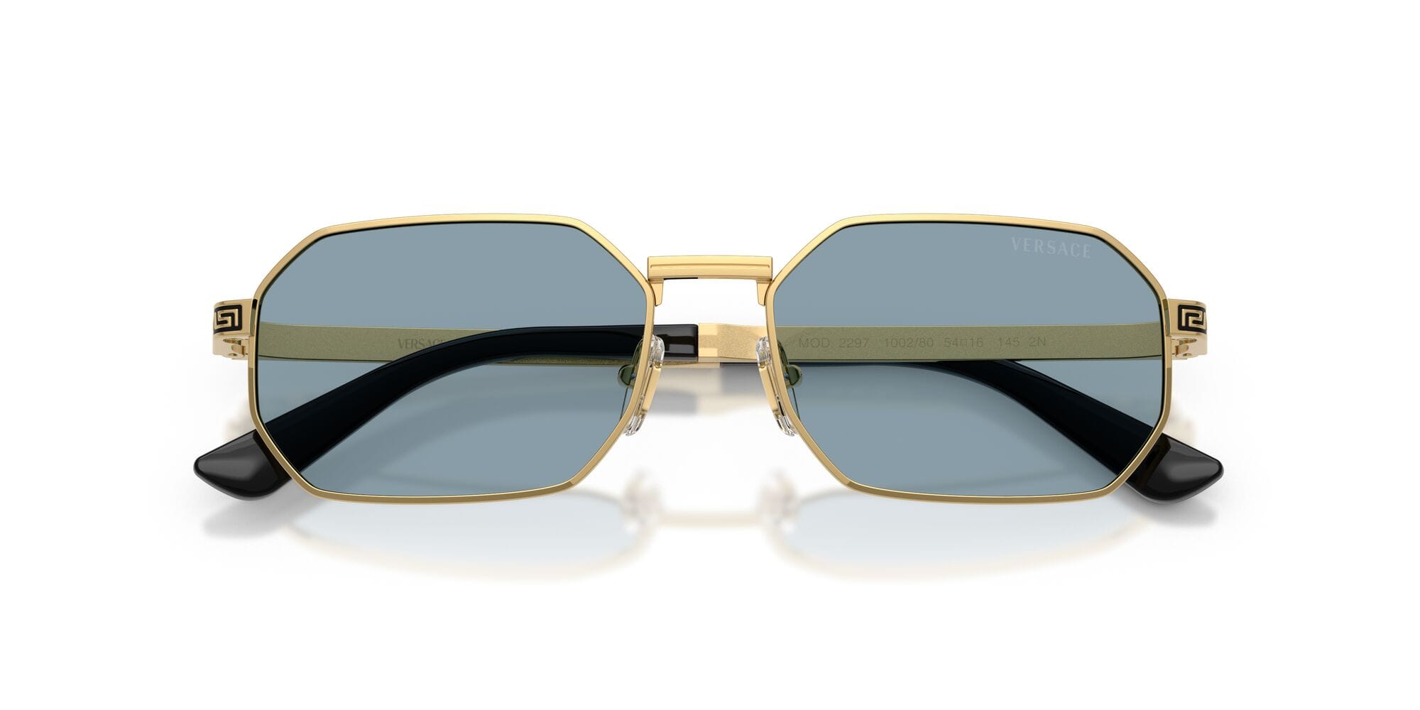 VE2297 100280 gold/light blue lens