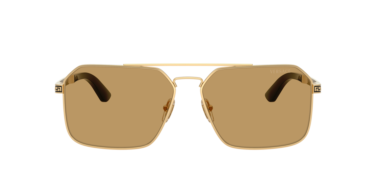 VE2306 152313 gold/brown lens sunglasses