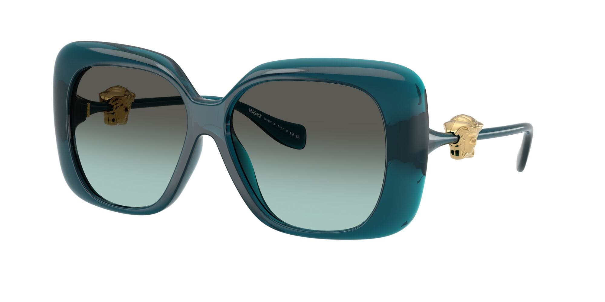 VE4499U 55402A transparent blue/green gradient lens