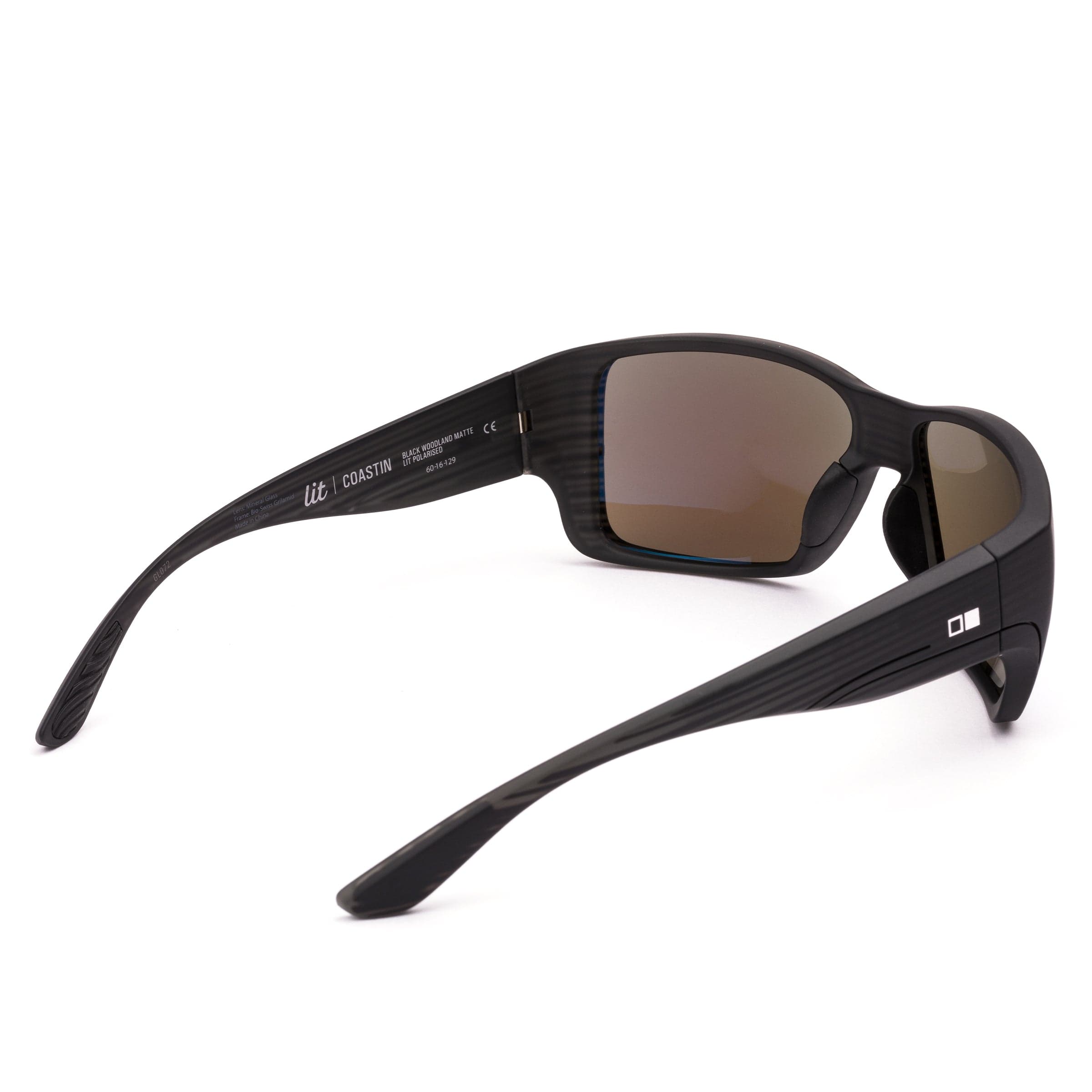 Coastin 139-2201LL black woodland matte /L.I.T polarised blue mirror lens