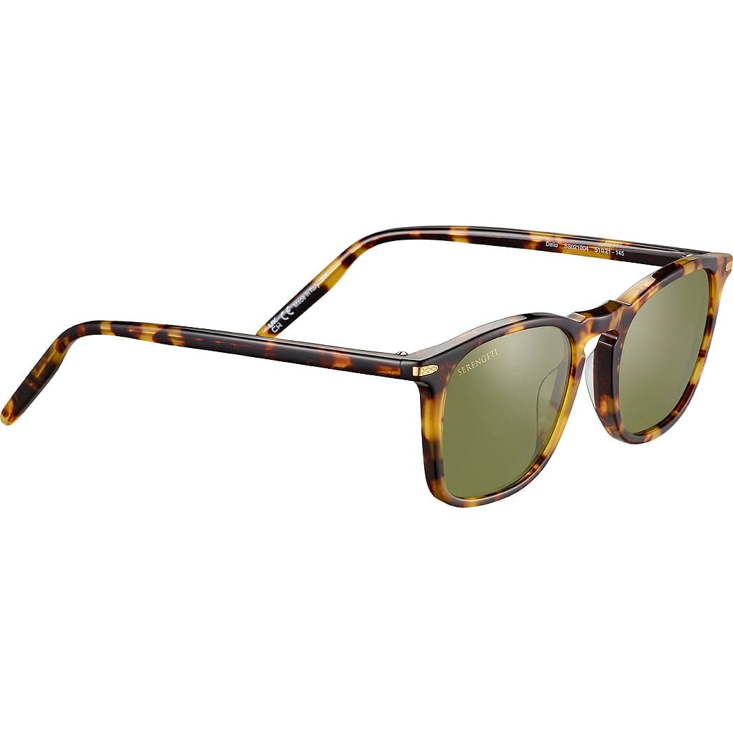 Delio SS021004 classic havana/polarised 555N green lens