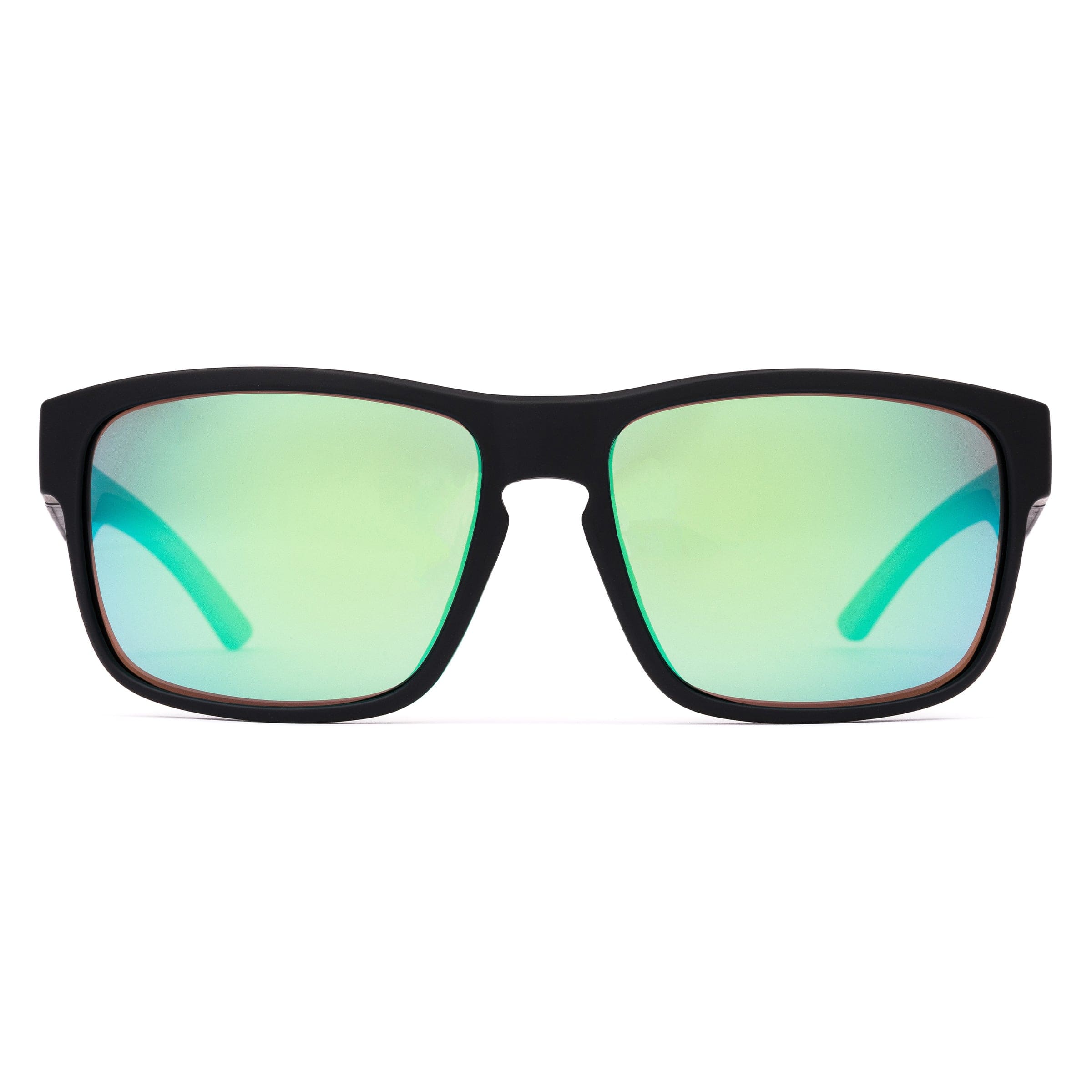 Rambler Sport 178-2203LL matte black/L.I.T polarised green mirror lens