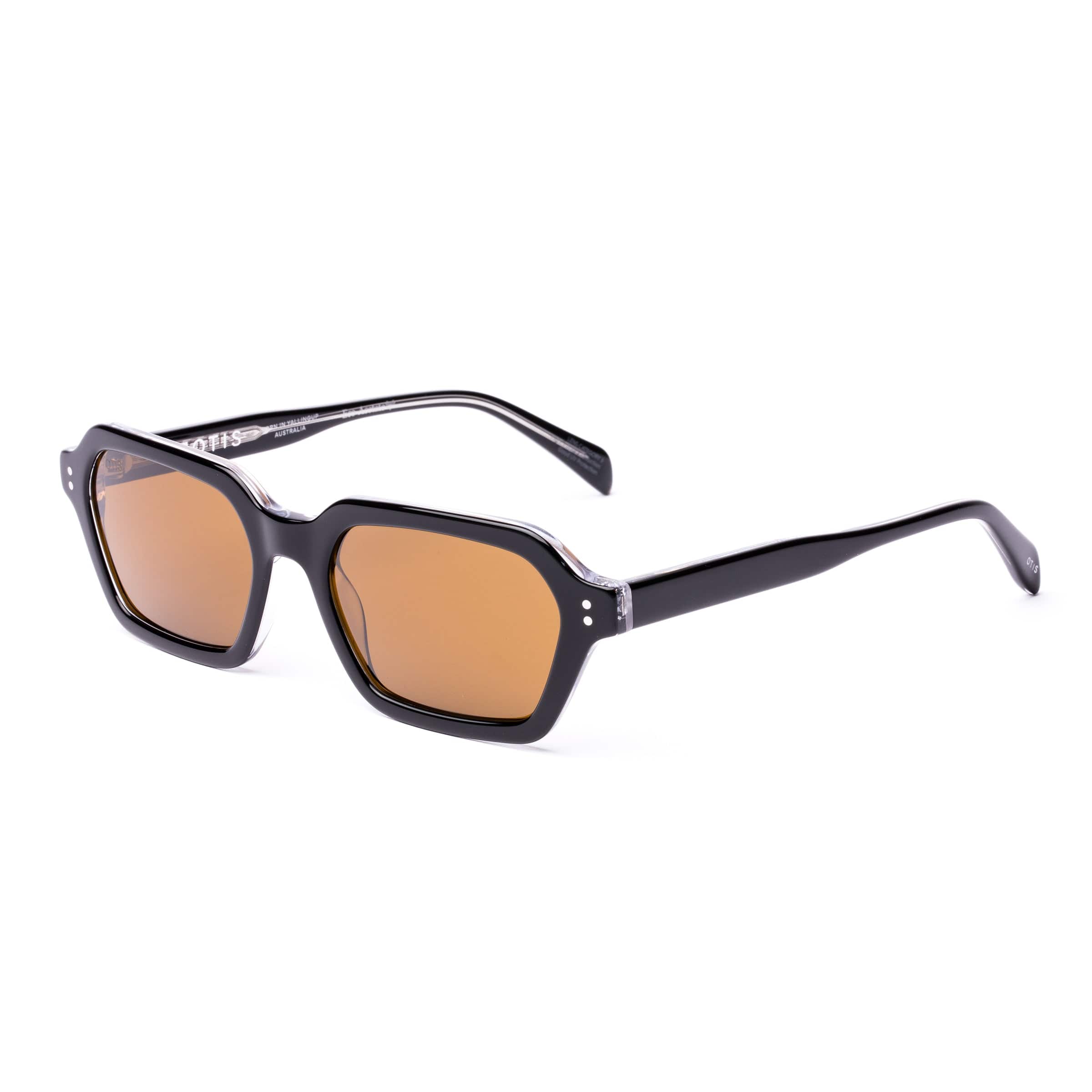 Metric 206-2401 eco black clear/brown lens