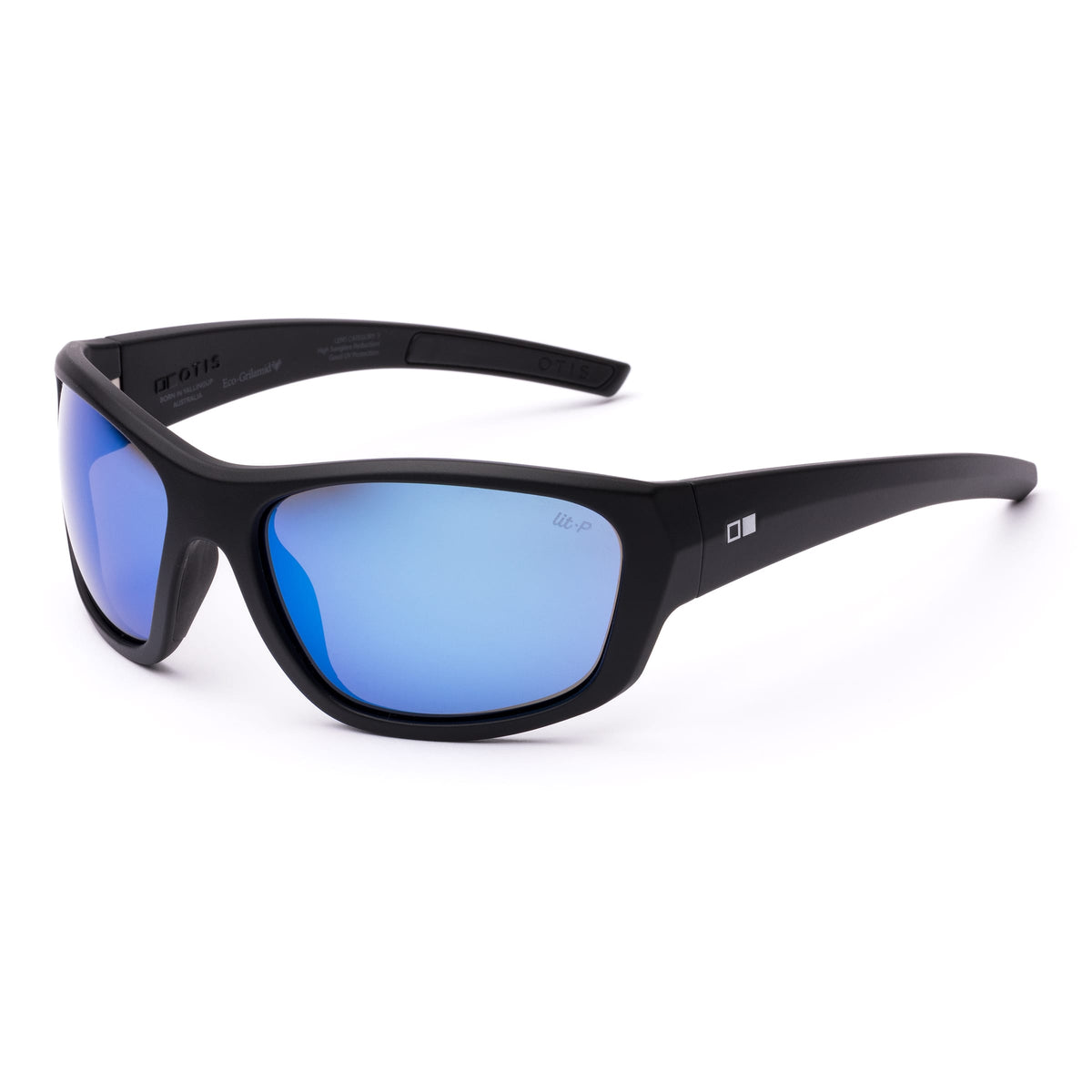 Vanta Sport 211-2502LL matte black/L.I.T polarised blue mirror lens