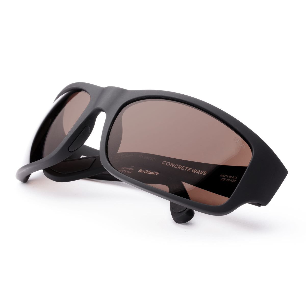 Concrete Wave 215-2601LL matte black/L.I.T polarised brown lens