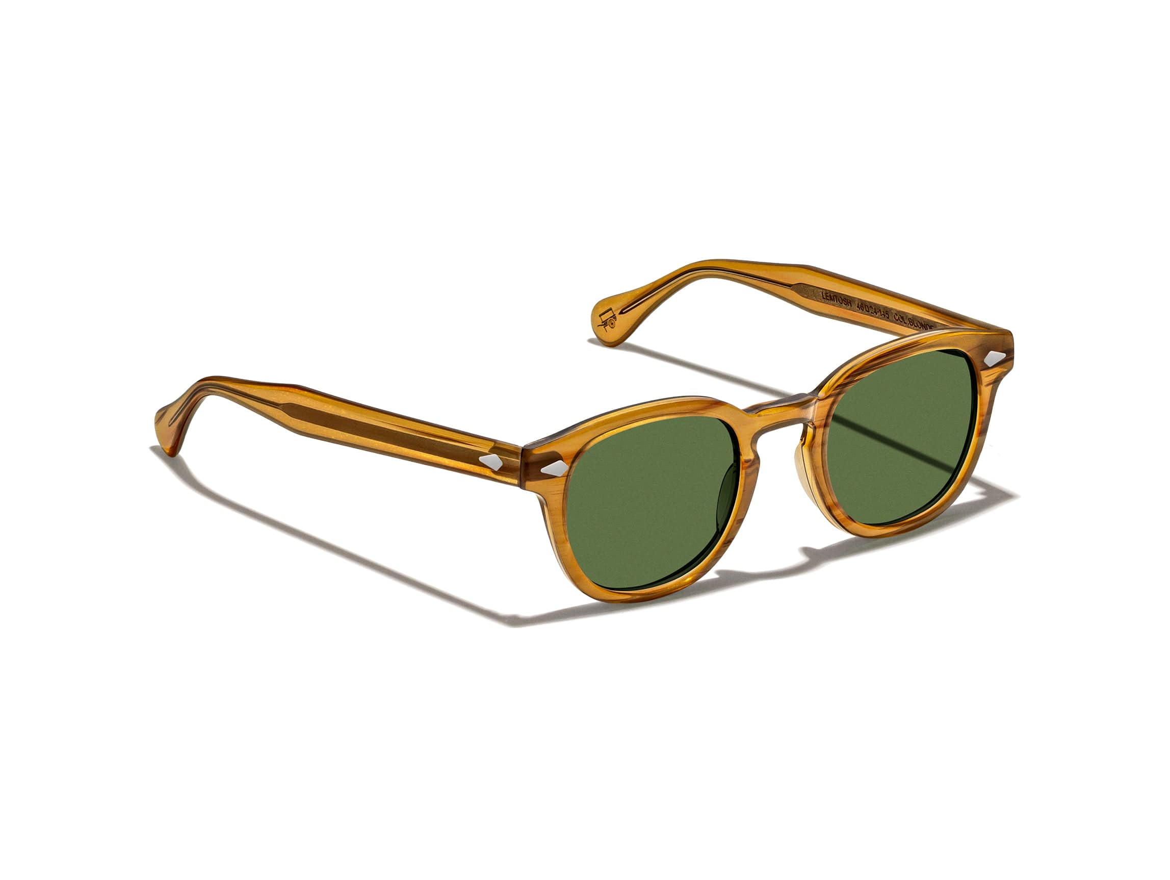 Lemtosh size 49 blonde/ calibre green lens