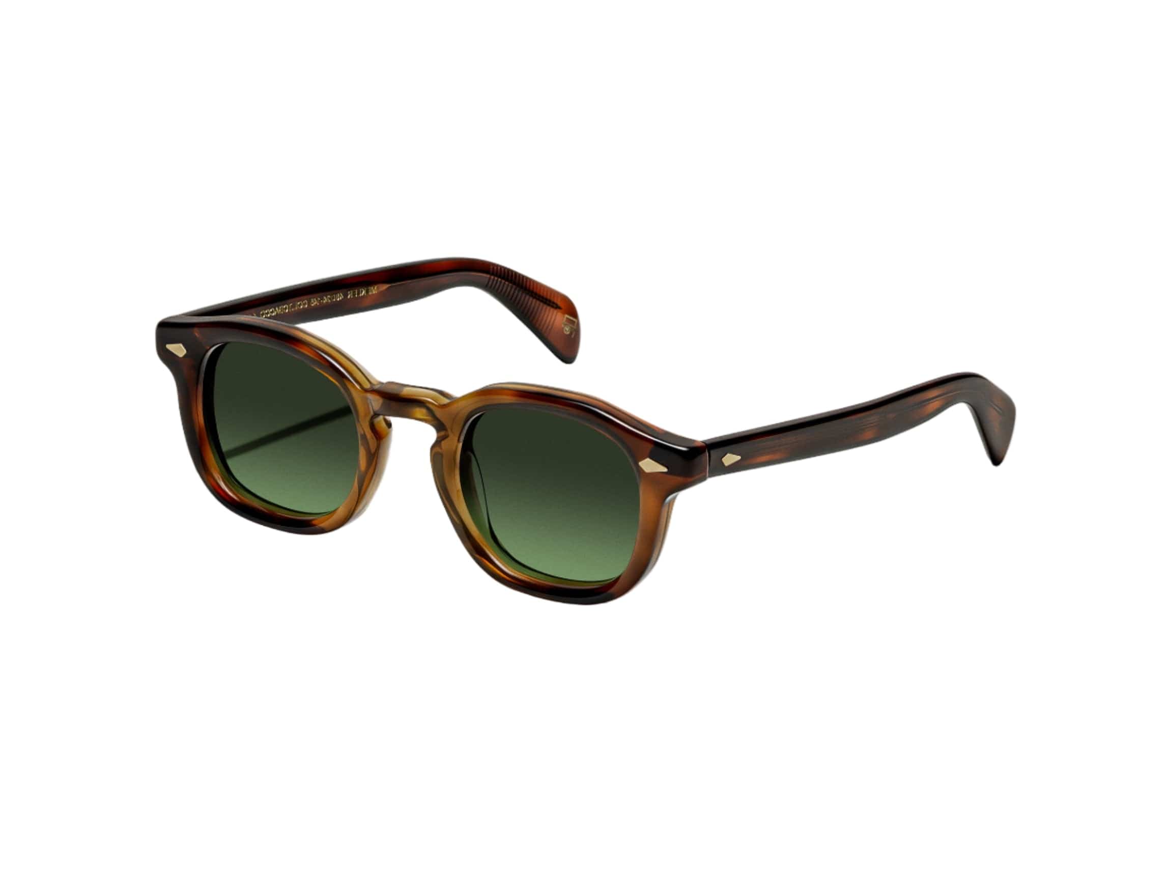 Mekler size 49 tobacco/ forest wood lens