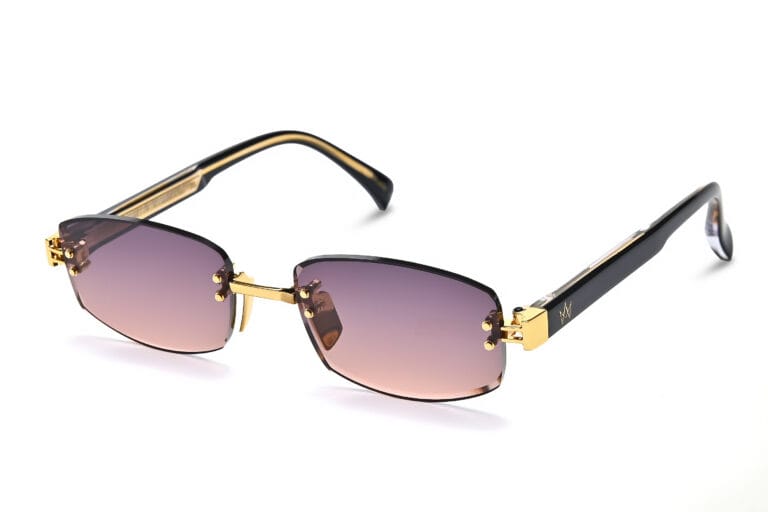 Georgie black/brown rose gradient lens