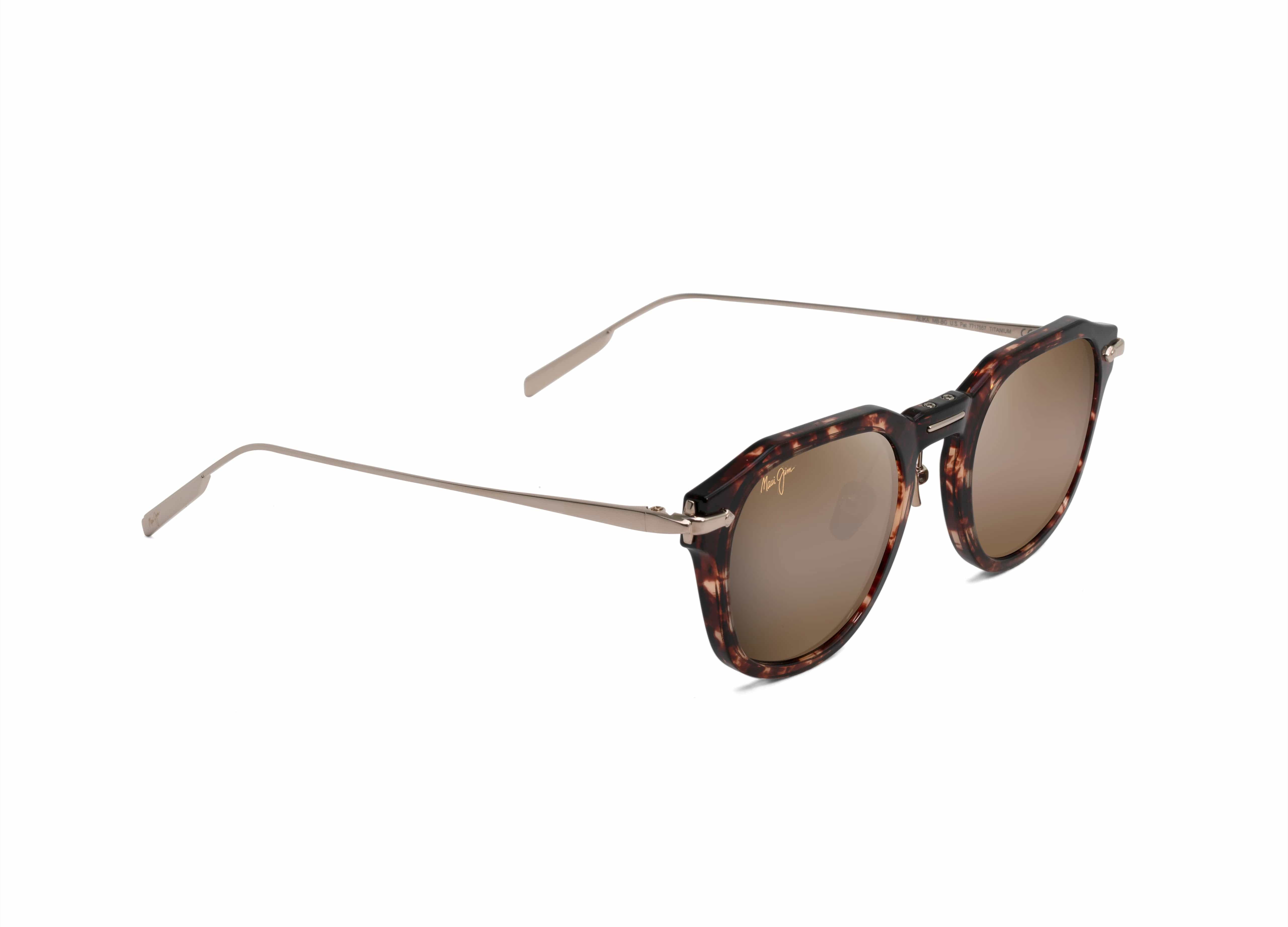 H837-10 Alika tortoise with gold/ bronze polarised lens