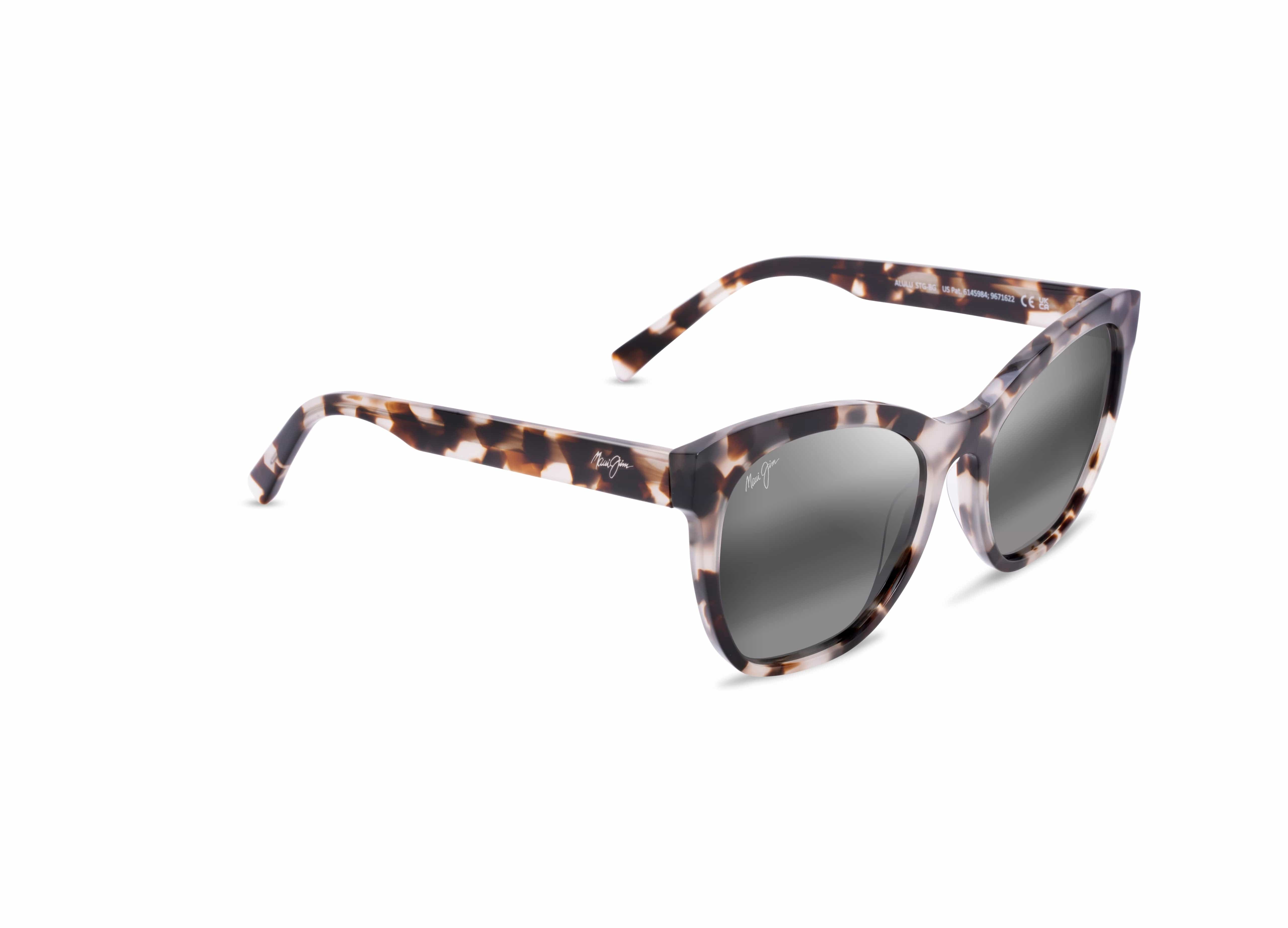 878-05 Alulu white tokyo/neutral grey polarised lens