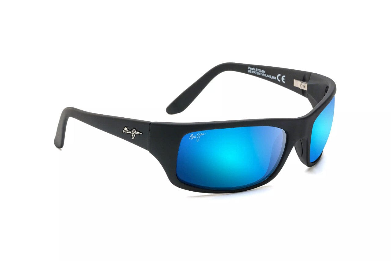 B202-02M Peahi matte black/blue hawaii polarised lens