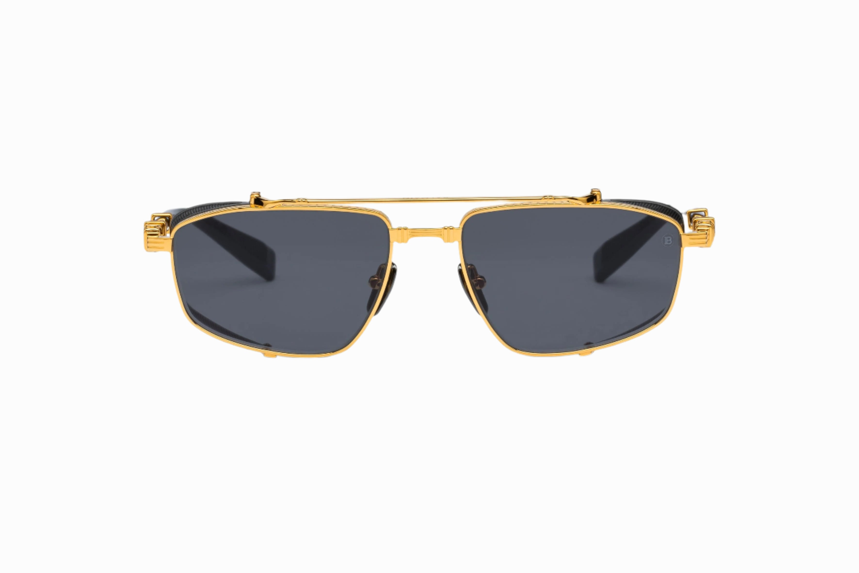 Balmain Brigade V 142D gold black/smoke lens