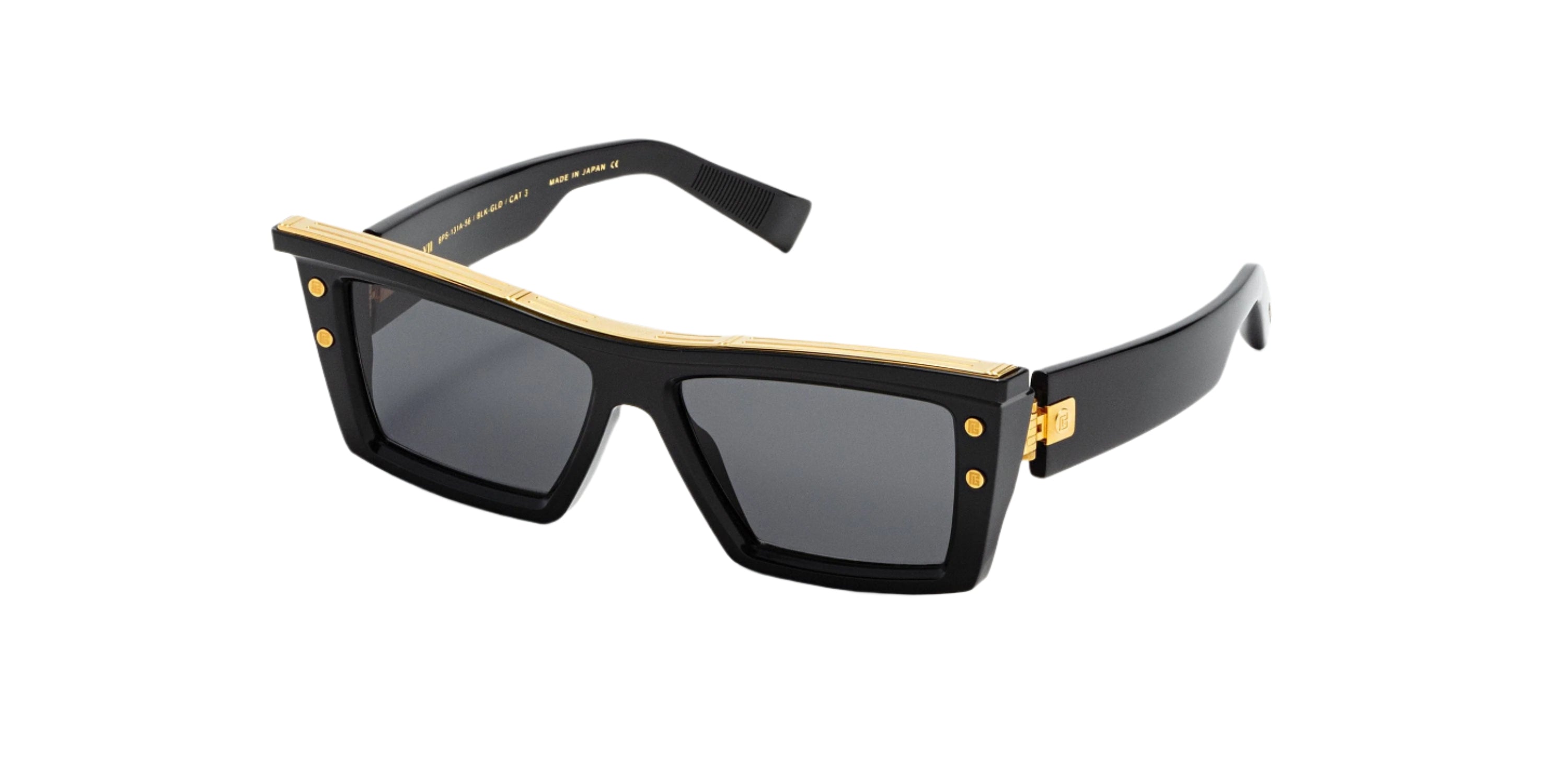 Balmain B VII 131A black gold/grey lens
