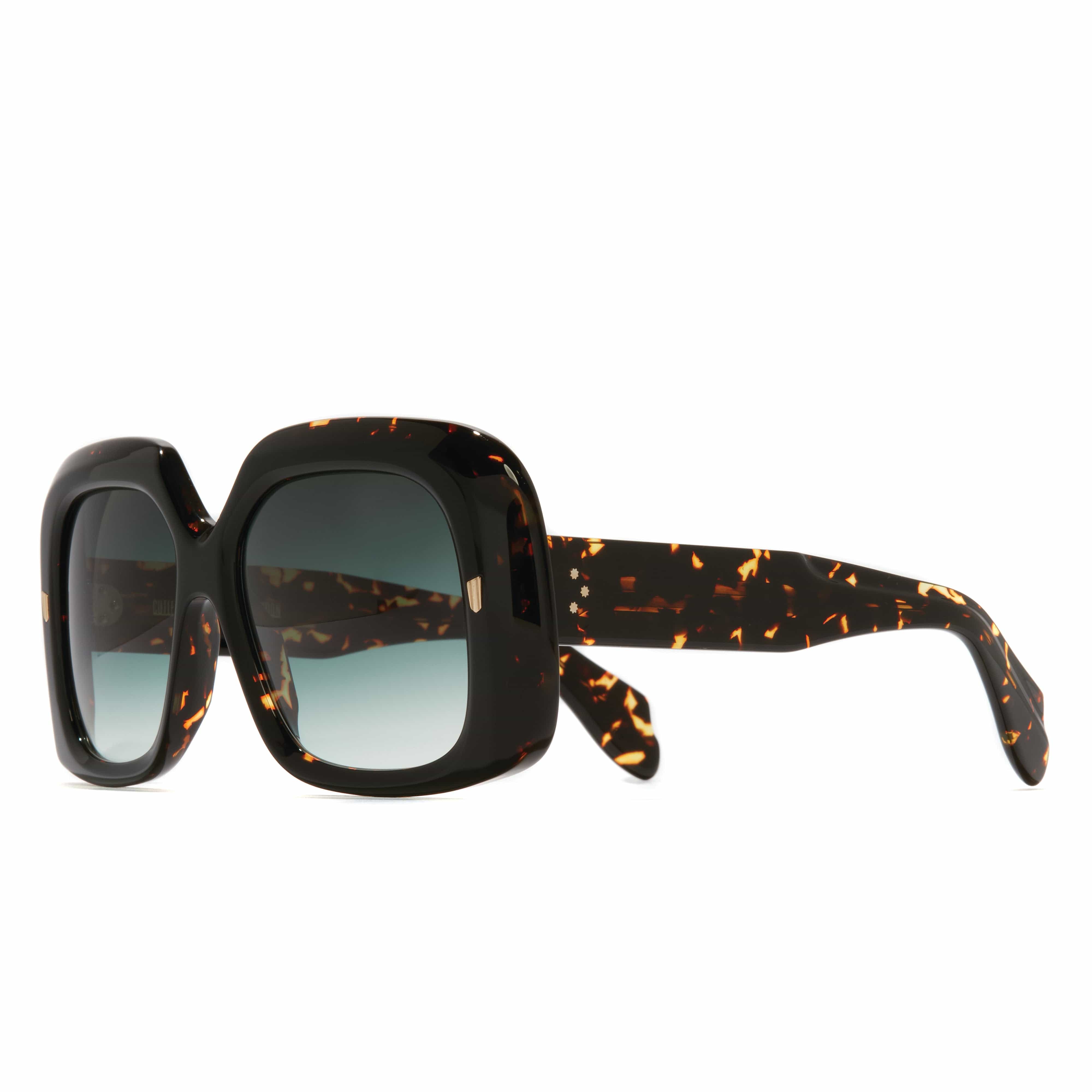 CGSN9891 02 black tort/green gradient lens