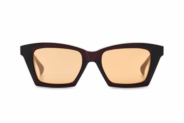 Claire merlot/light brown tint lens
