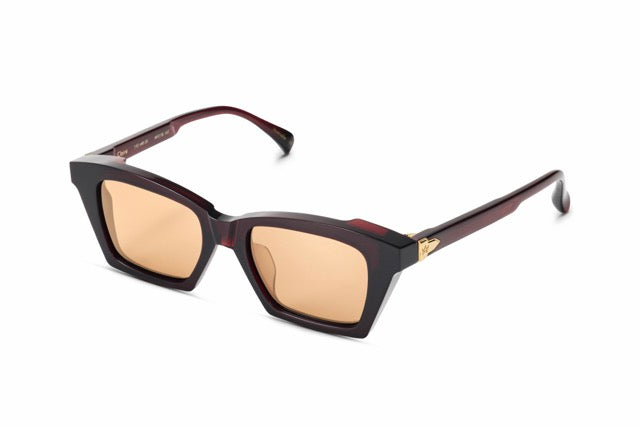 Claire merlot/light brown tint lens