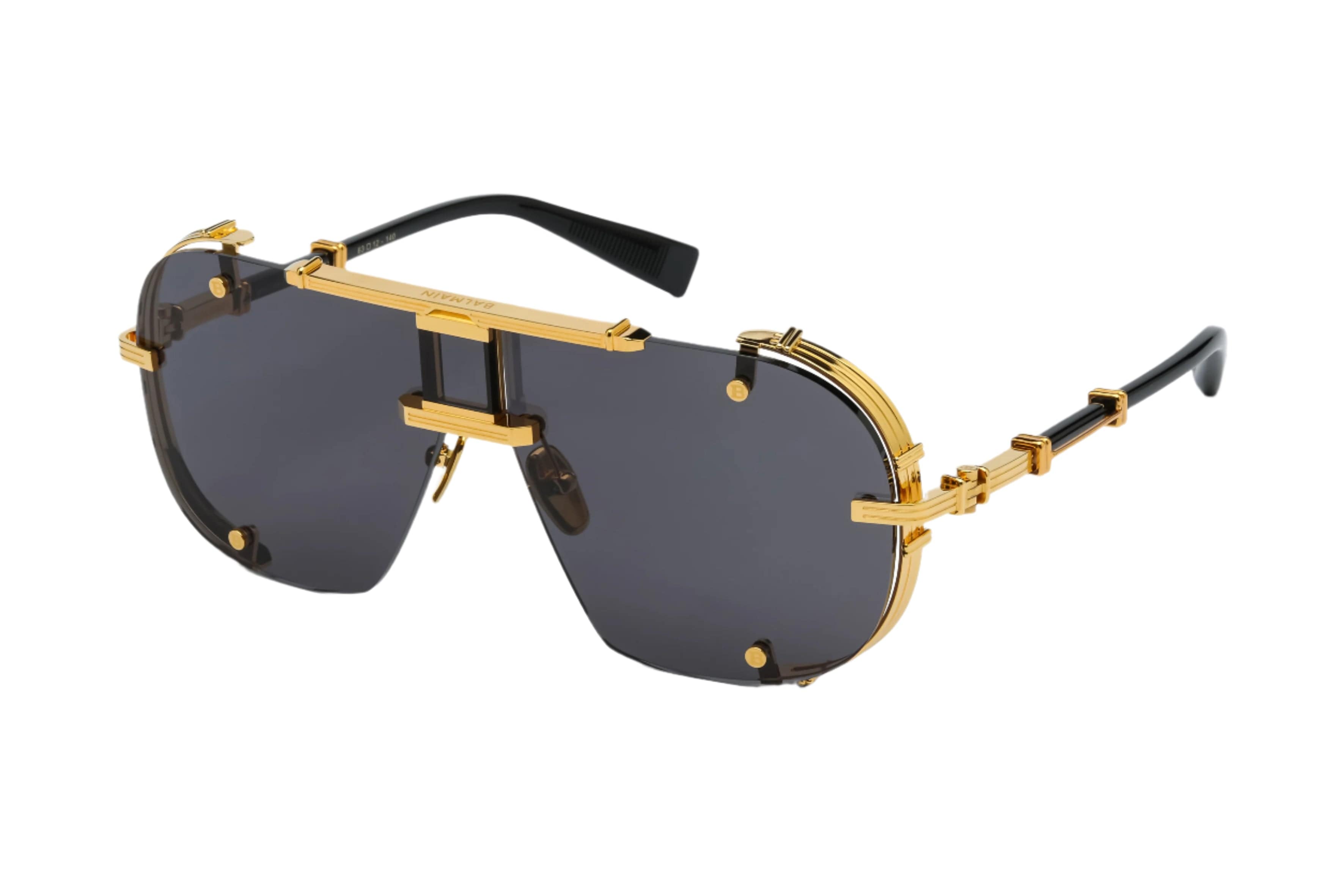 Balmain Colonel 170A gold/black grey lens