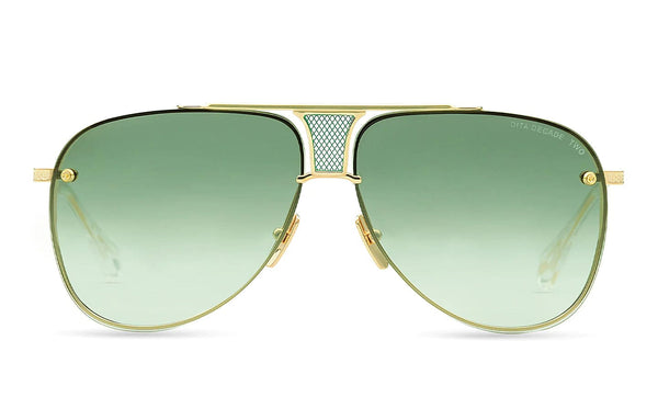 Decade Two DRX-2082-L Gld Clr Yellow Gold/Green Lens