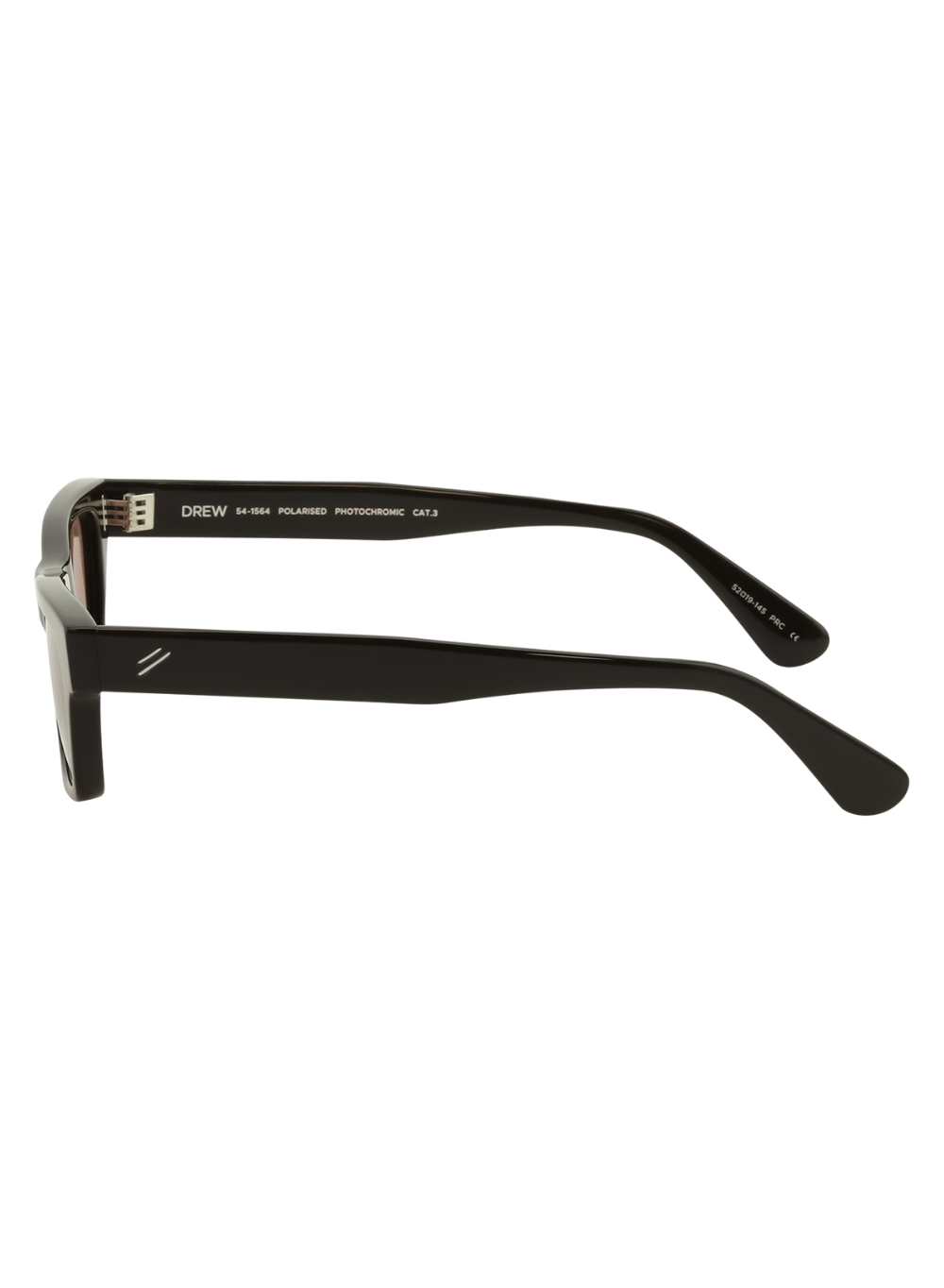 Drew dark chocolate/rose polarised photochromic lens