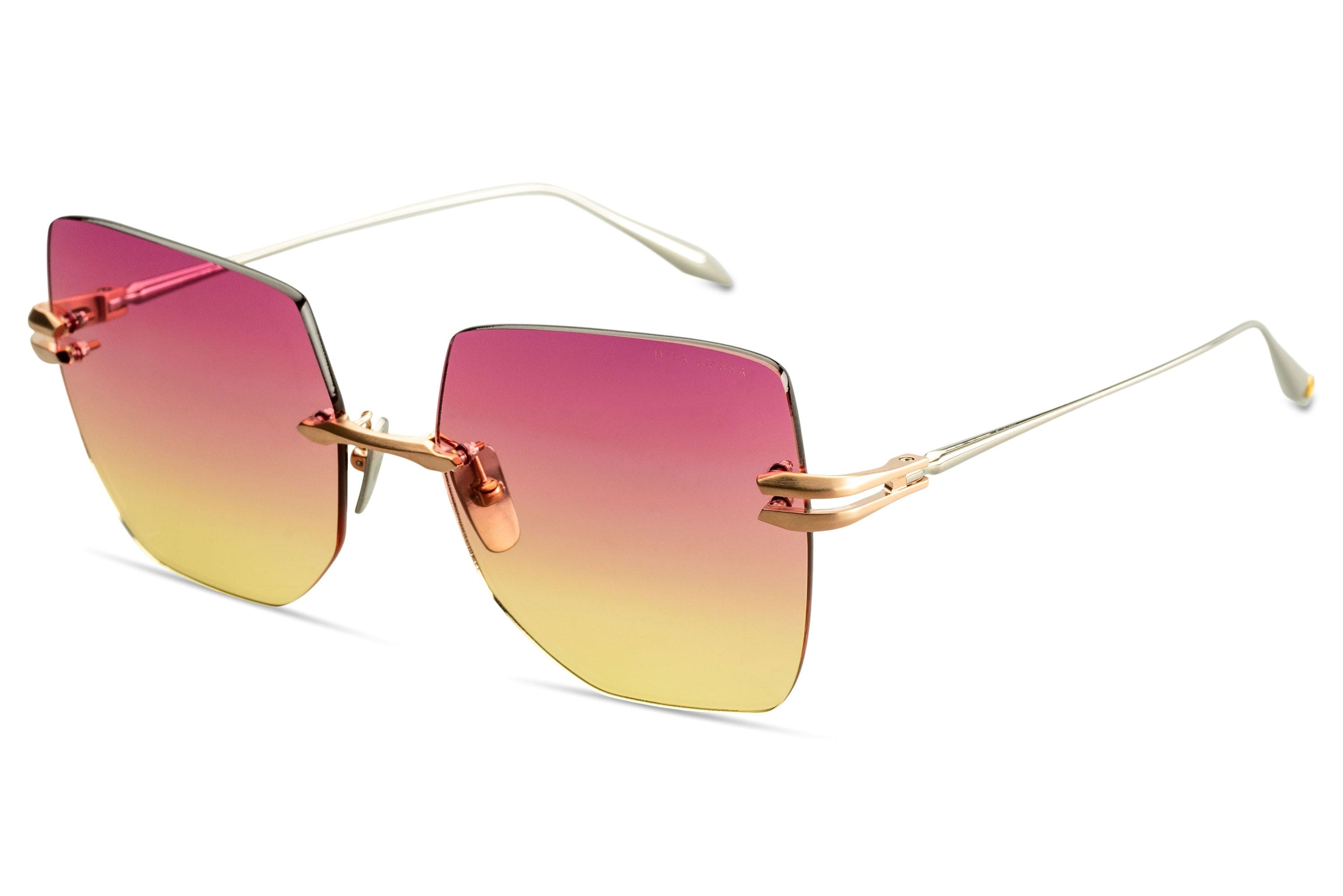 Embra DTS155-A-02 brushed rose gold/ peach gradient lens