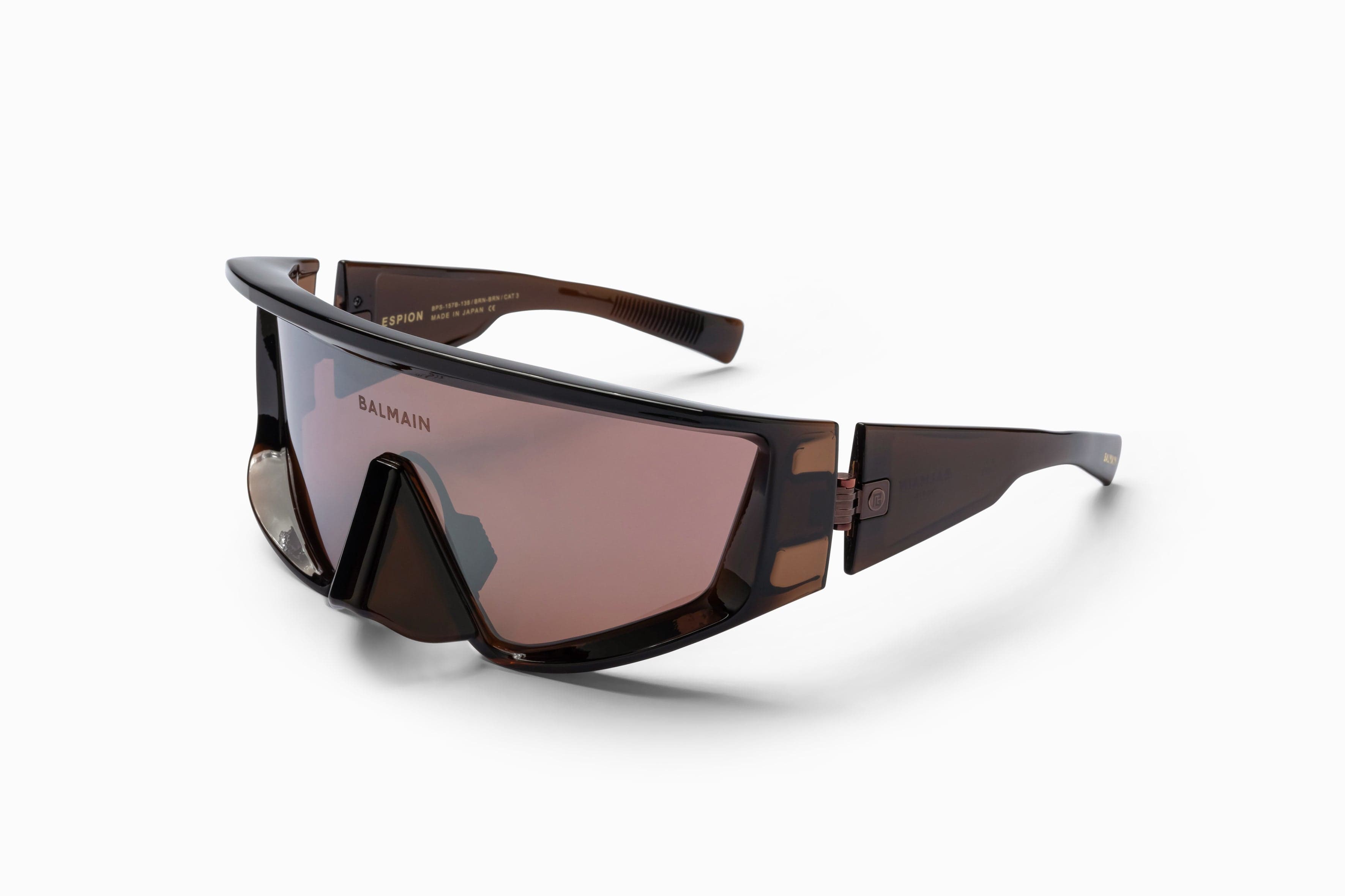 Balmain Espion 157B Limited Edition 291/300 transparent brown/brown lens