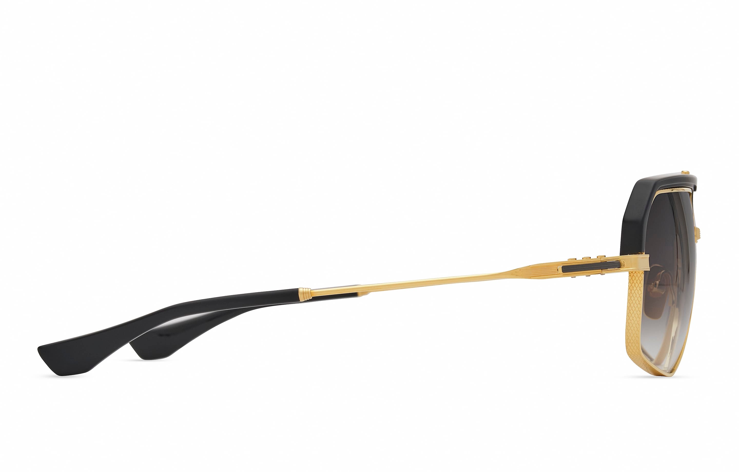DTS477-A-01 Flight 010 matte black yellow gold/grey gradient lens