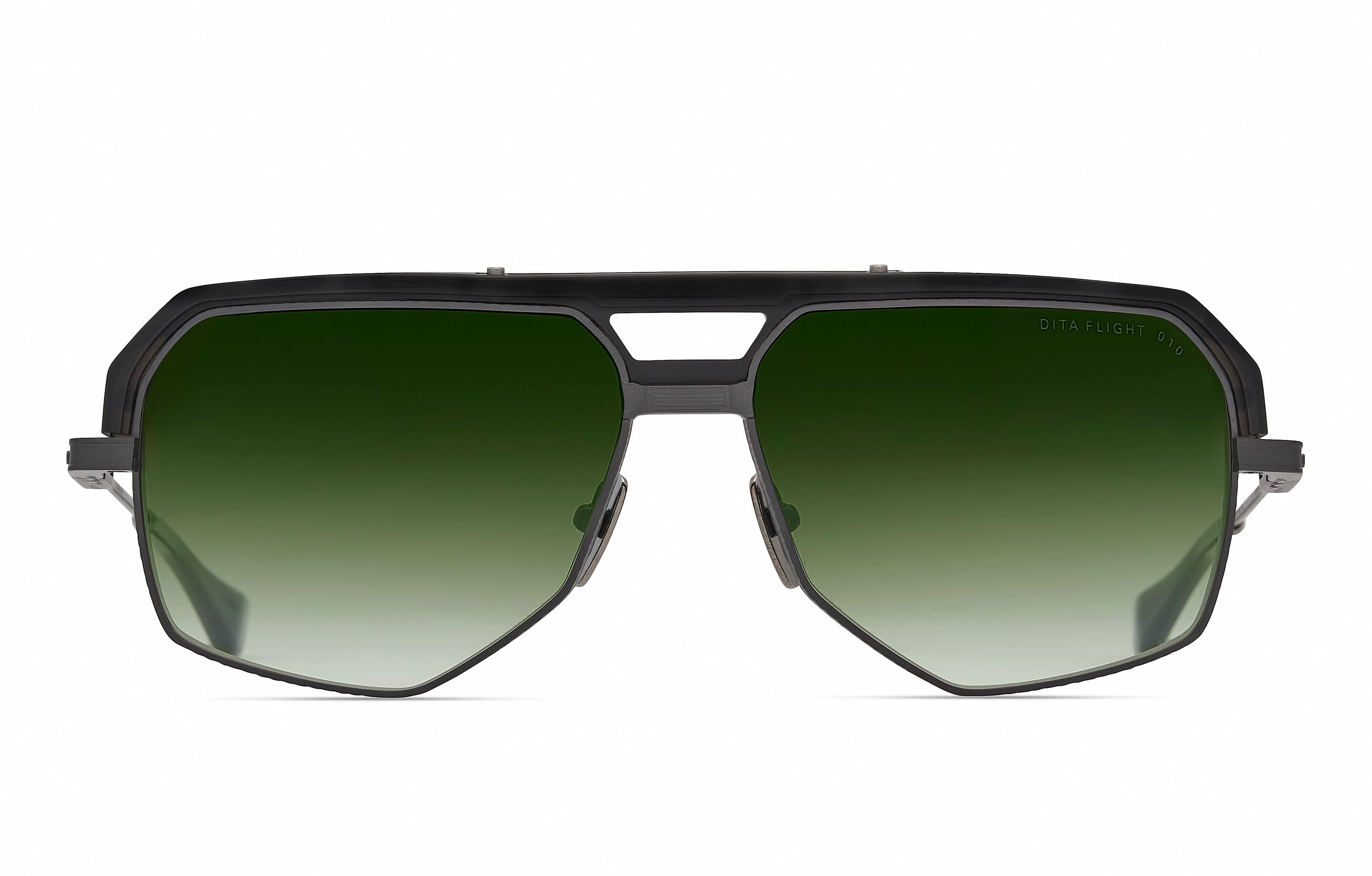 DTS477-A-03 Flight 010 black iron/green gradient lens