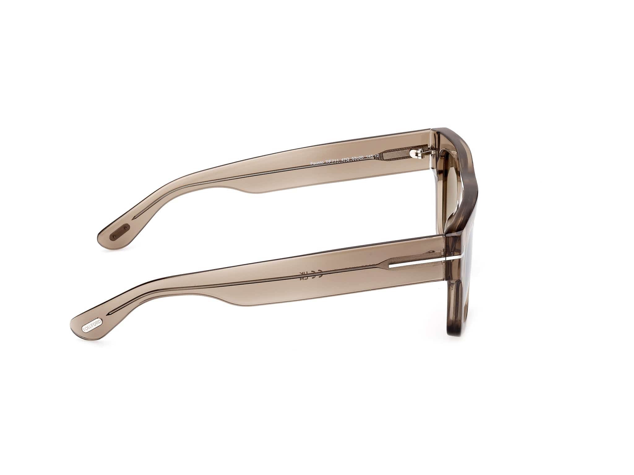 TF0711 47Q Fausto trans brown/green graduated lens