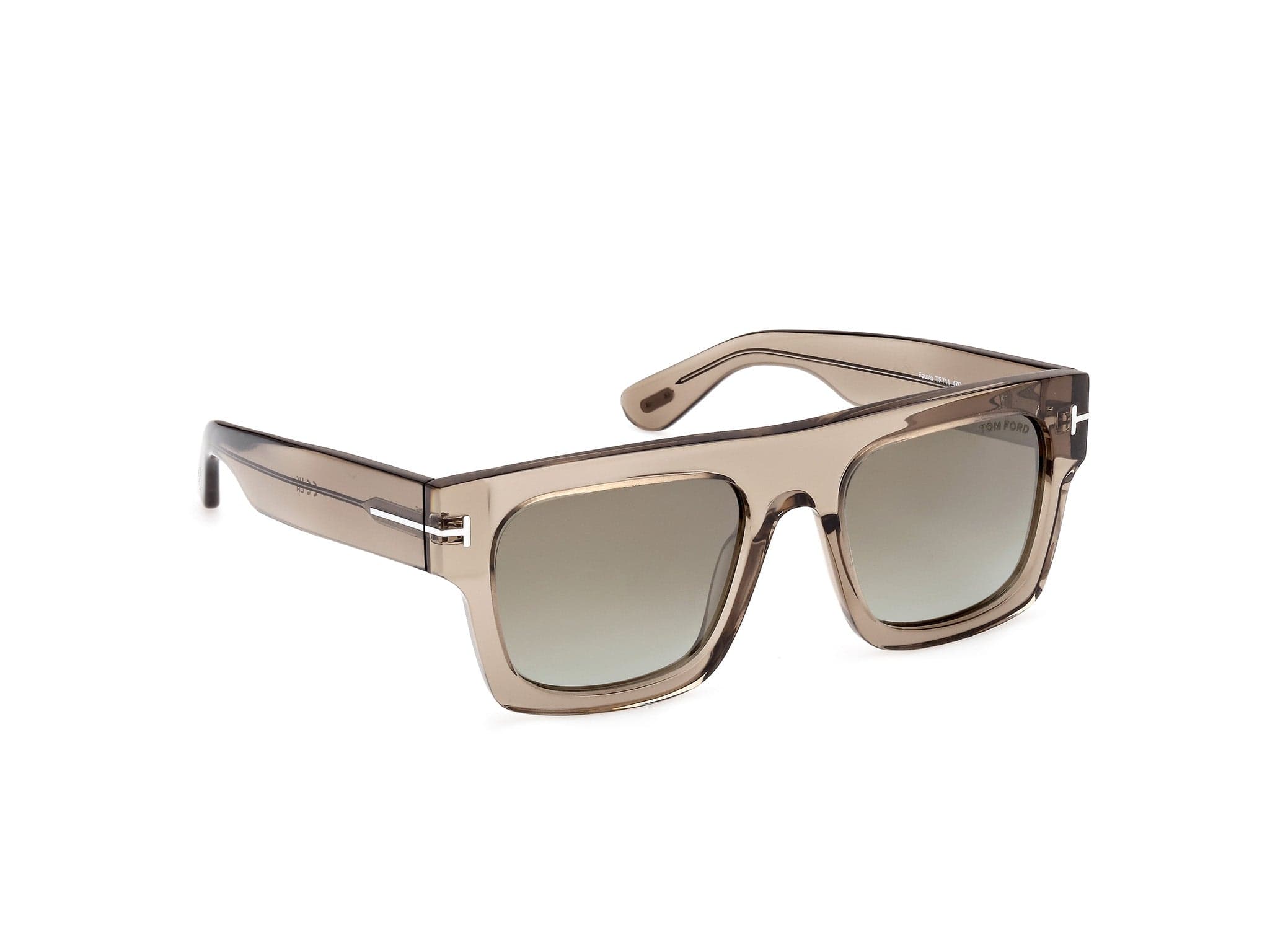 TF0711 47Q Fausto trans brown/green graduated lens