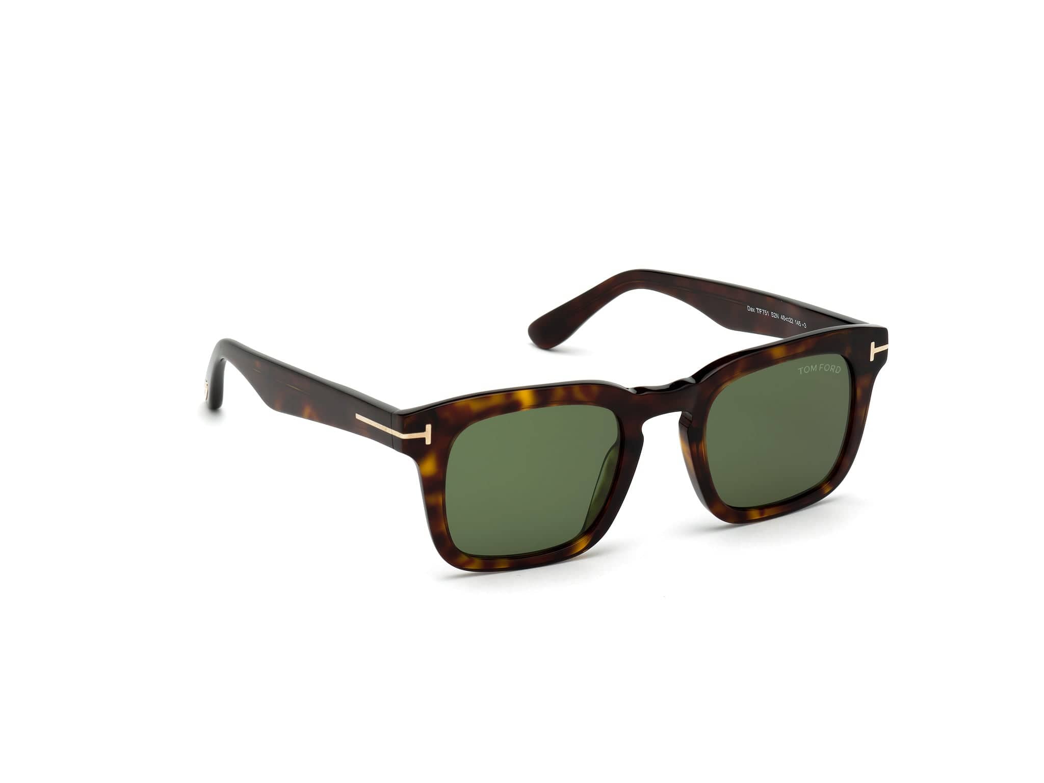 TF0751 52N Dax havana/green lens