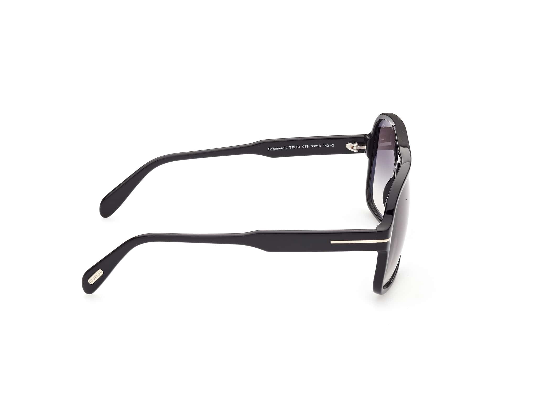 TF0884 01B Falconer black/grey gradient lens