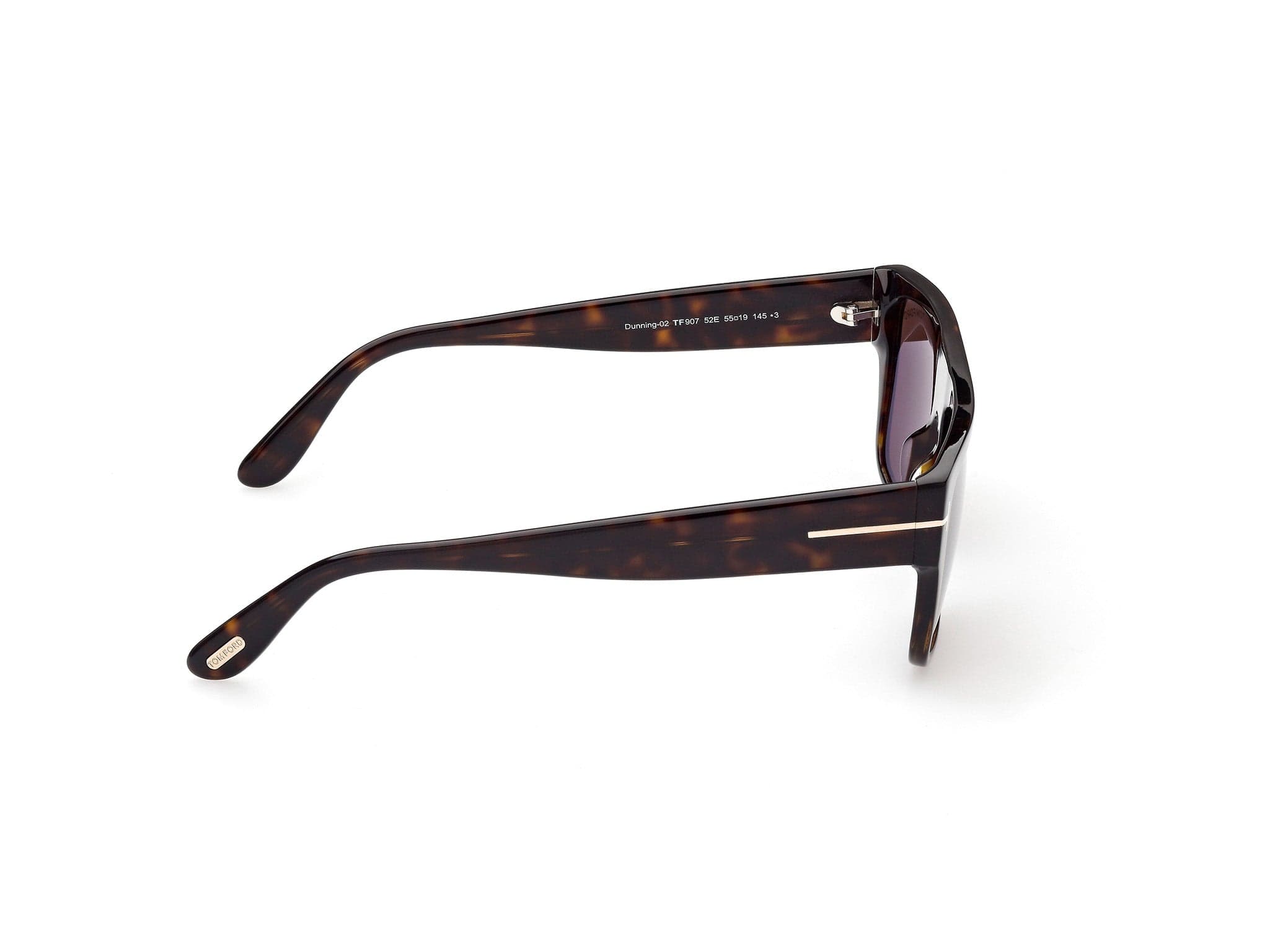 TF0907 52E Dunning havana/brown lens