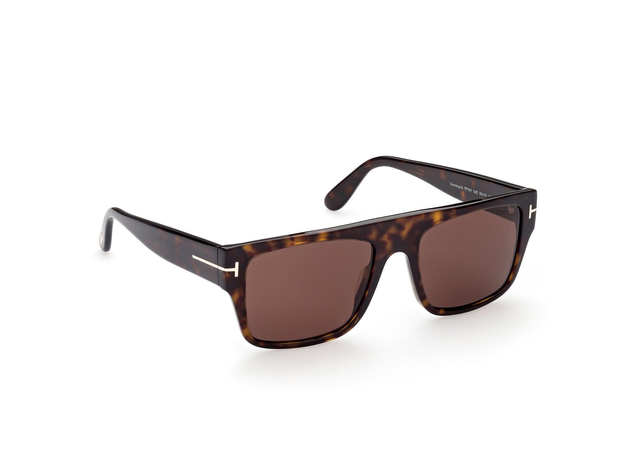 TF0907 52E Dunning havana/brown lens