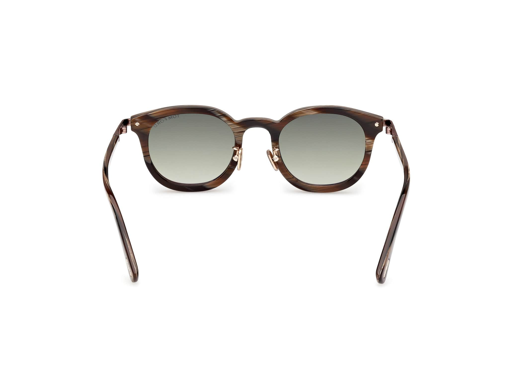 TF1151-D 62P brown horn/green gradient lens