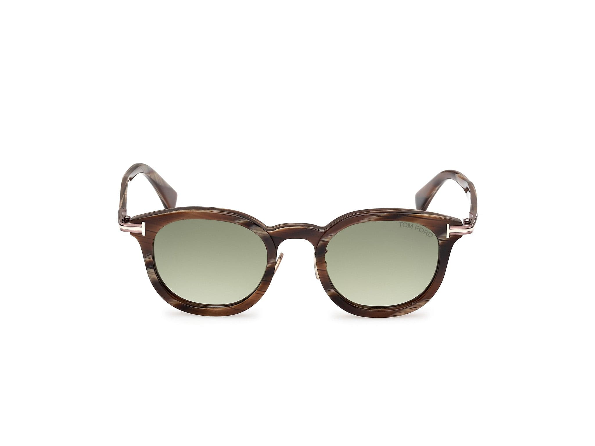 TF1151-D 62P brown horn/green gradient lens