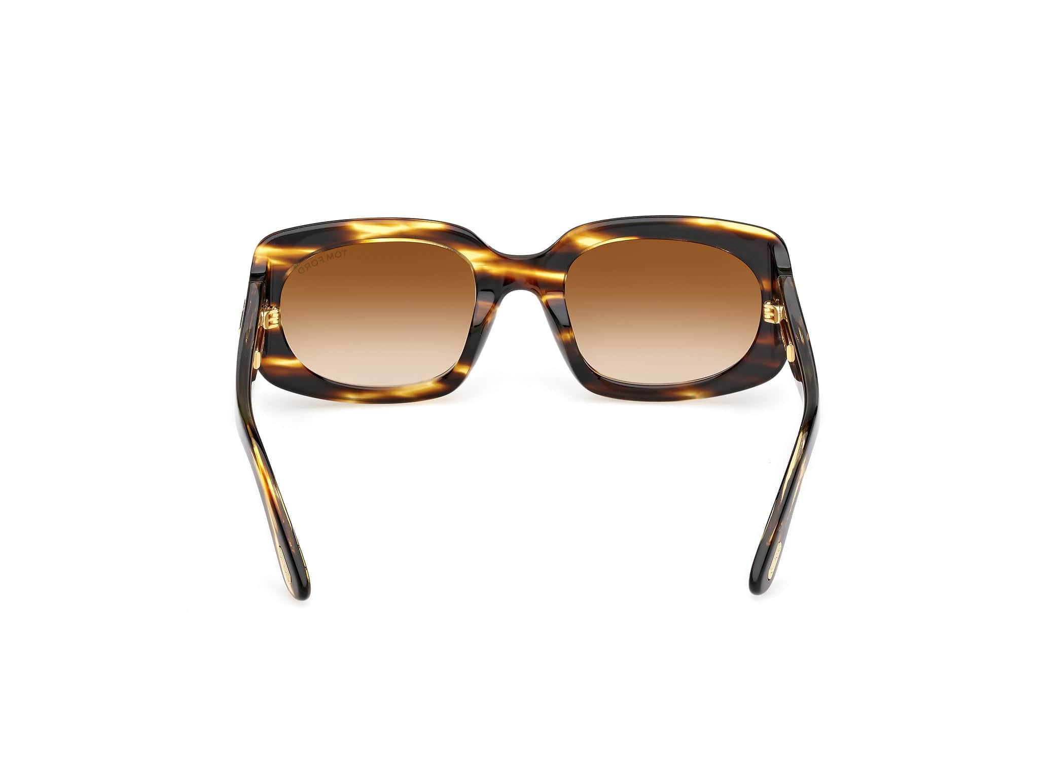 TF1253/s 55f Icon striped havana/brown gradient