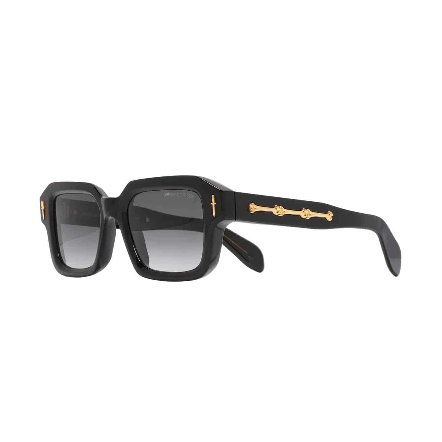 GFLE 005-01 black 24 kt gold/grey gradient lens