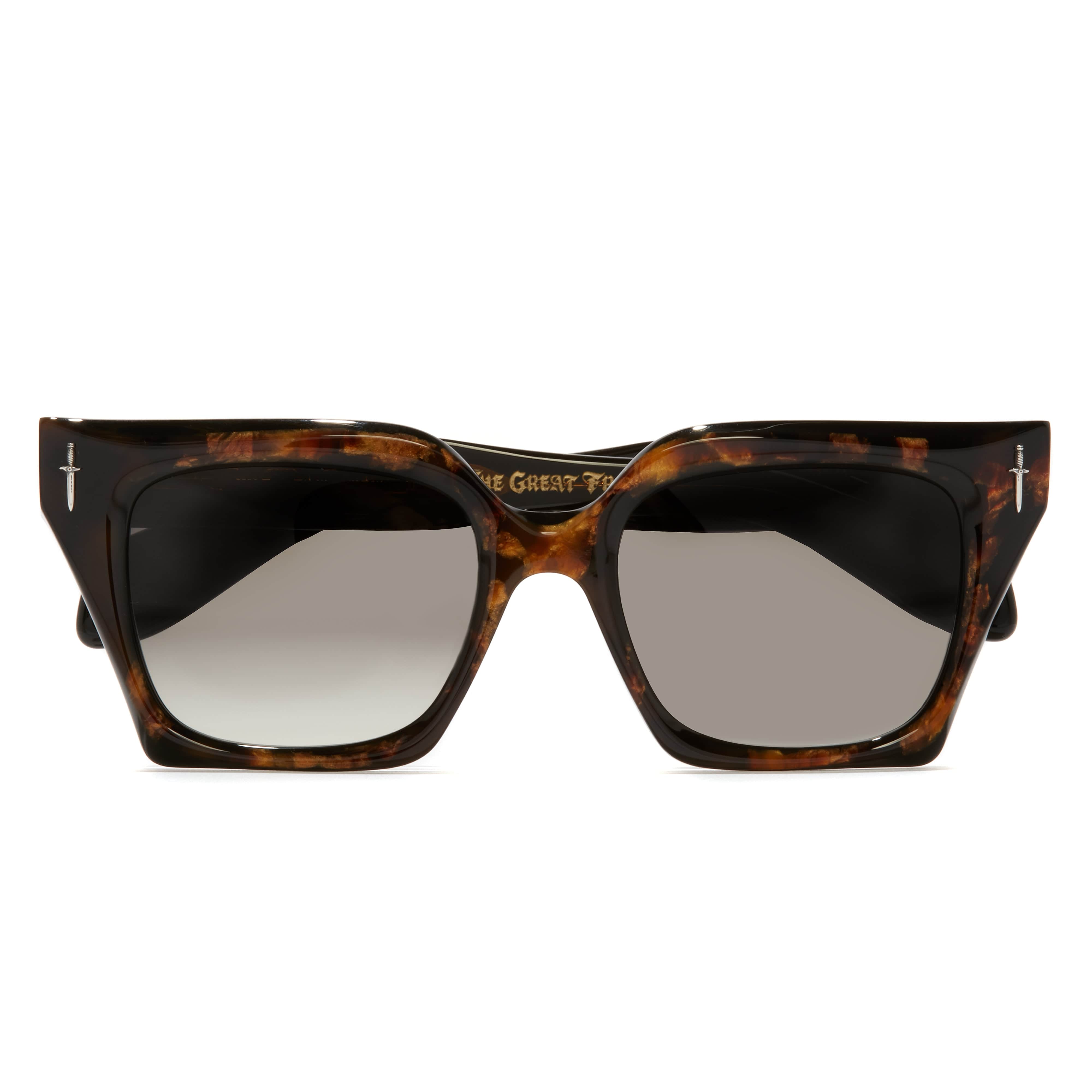 The Great Frog GFSN 012 02 blk brown marble/brown grad lens