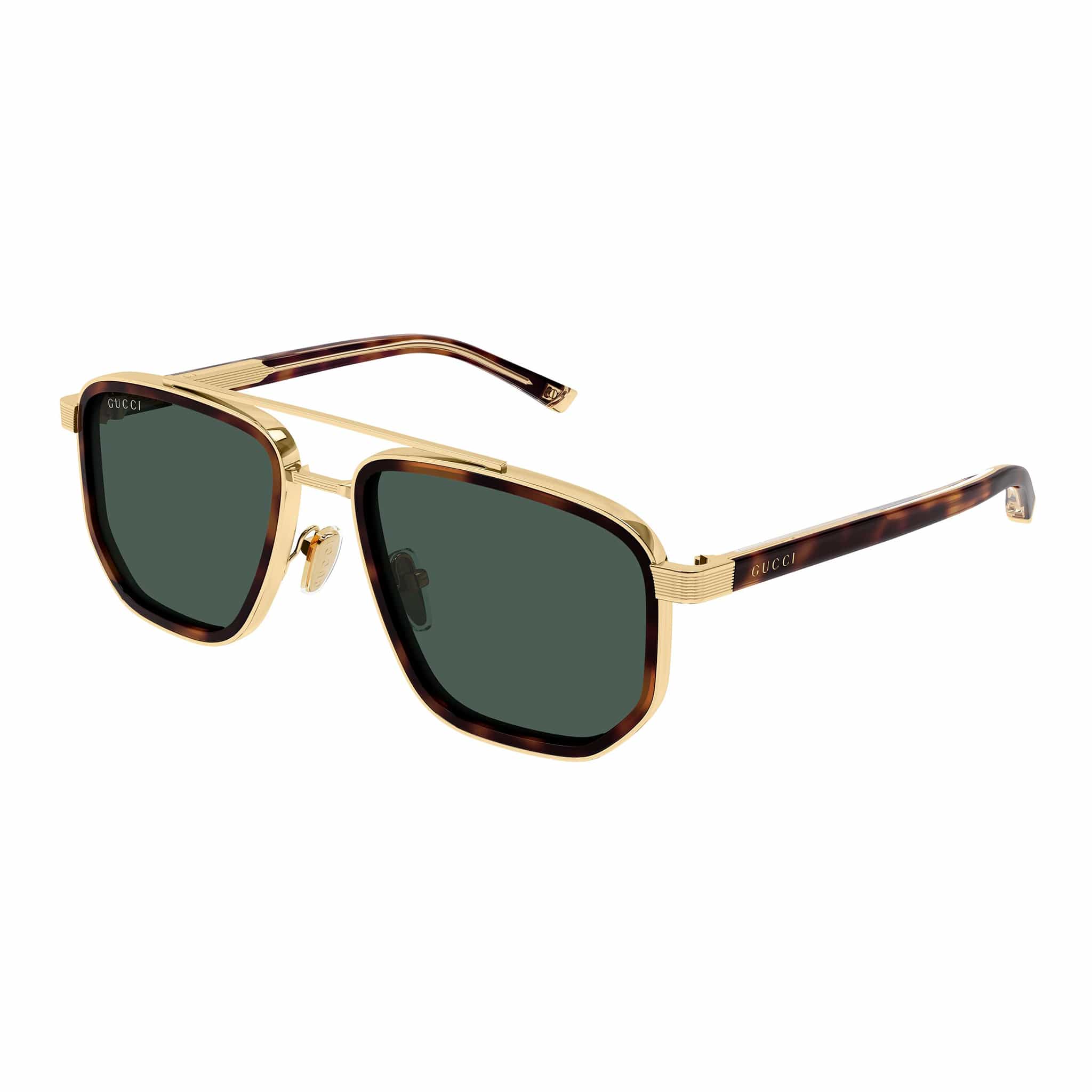 GG2073S 003 havana gold/green mono lens
