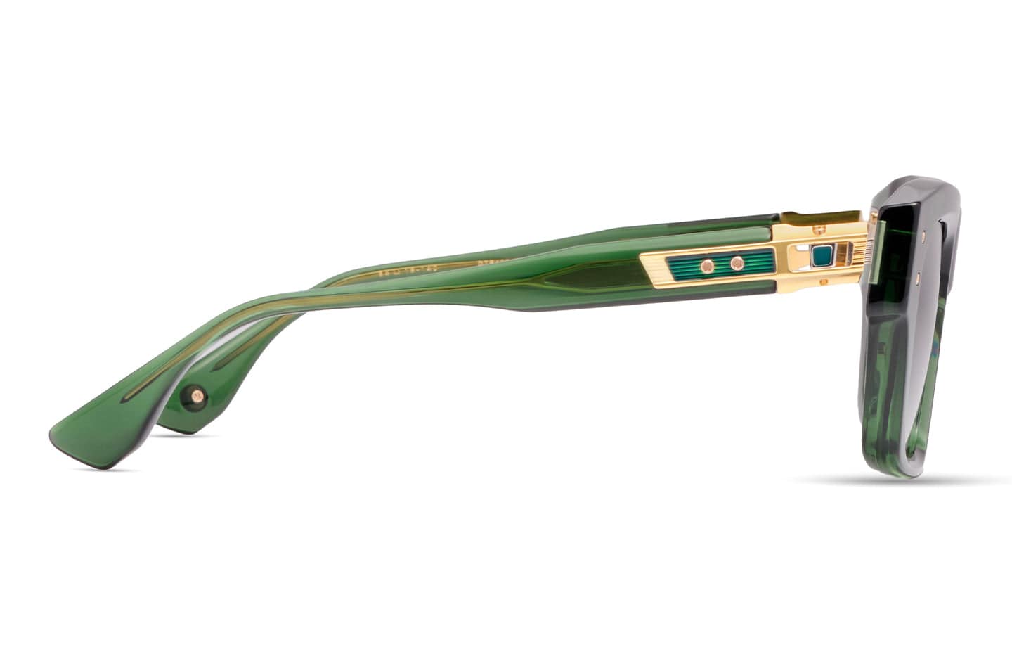 Grandmaster Eight DTS458-A-02 gold crystal pine/cadium green lens