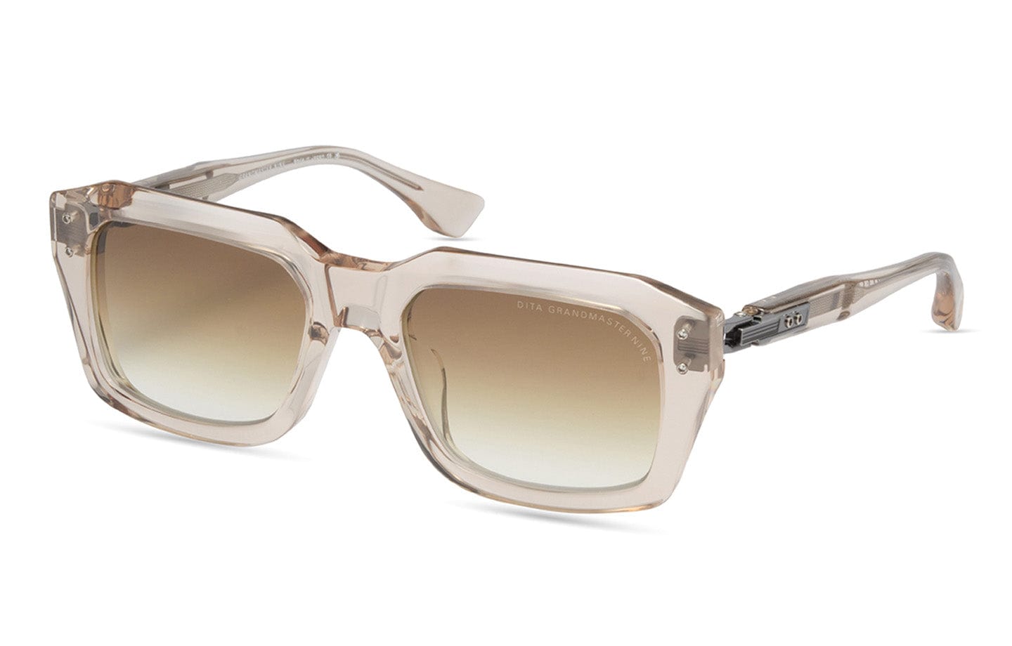 Grandmaster nine DTS464-A-02 khaki crystal - antique silver/brown gradient lens