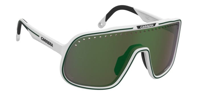 C SPORT 02/PAT 6HT/X8 matte white/green mirror lens